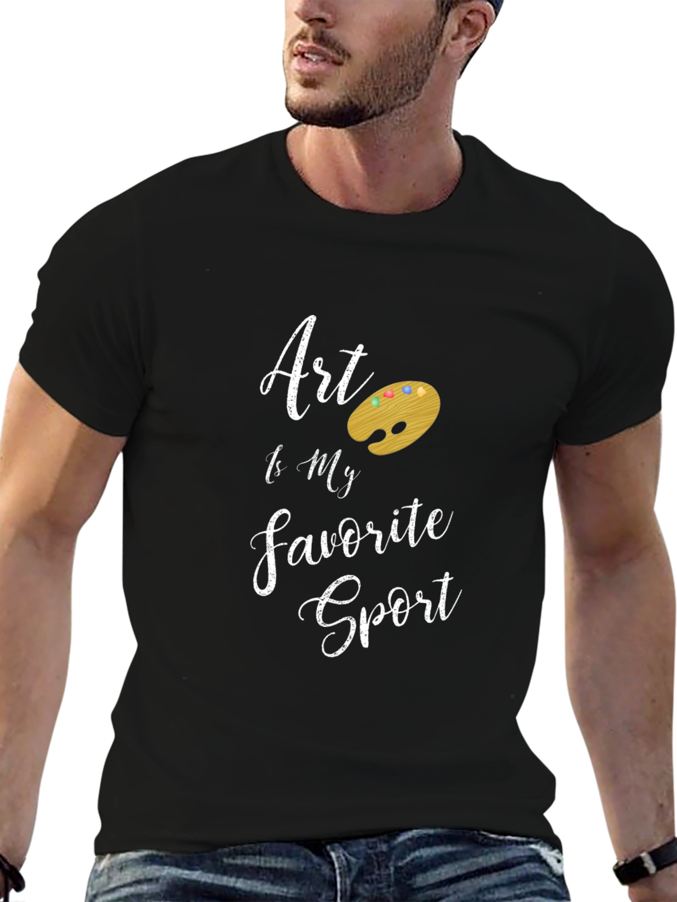 Art is My Favorite Sport Graphic T-Shirt