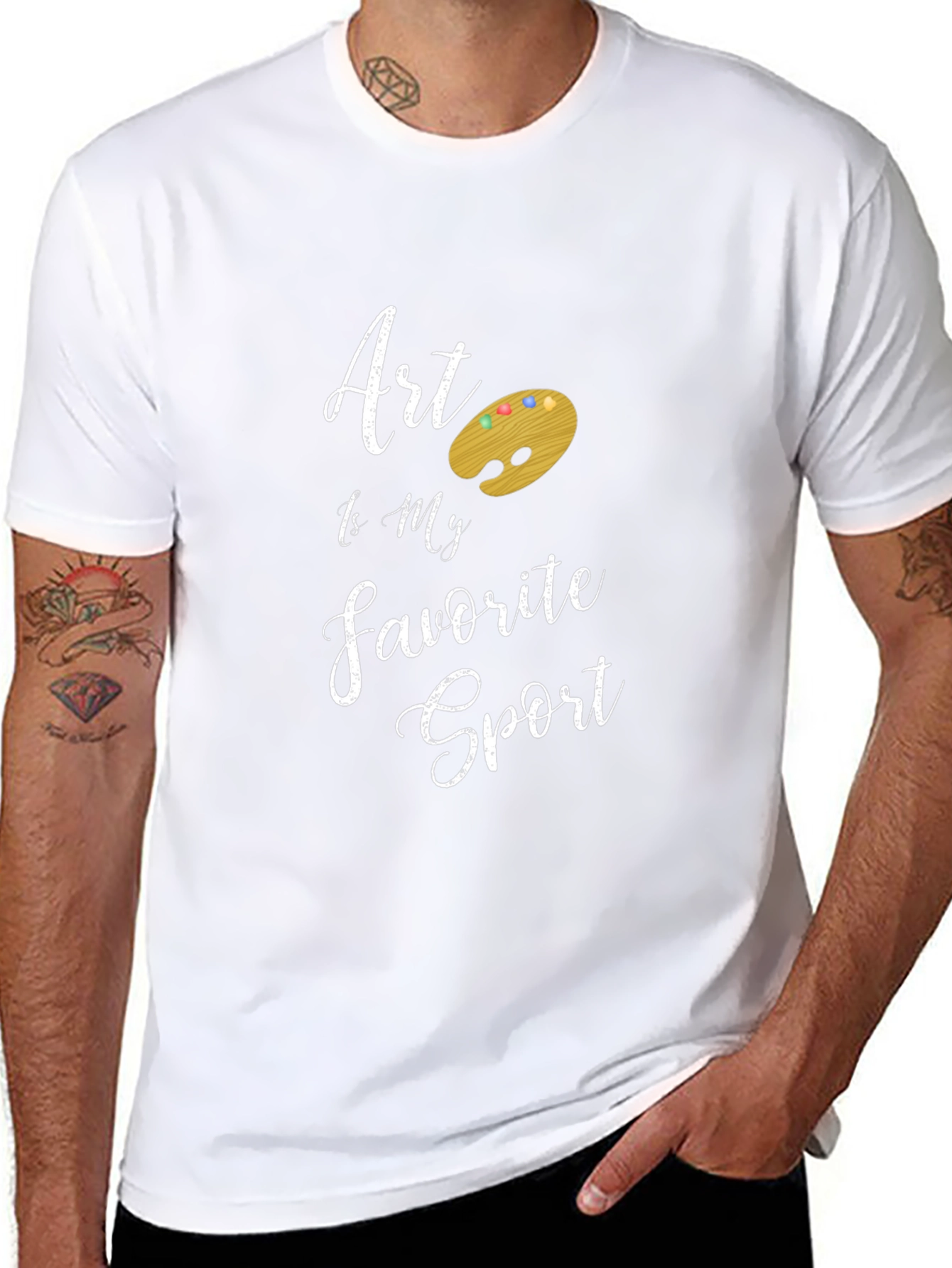Art is My Favorite Sport Graphic T-Shirt