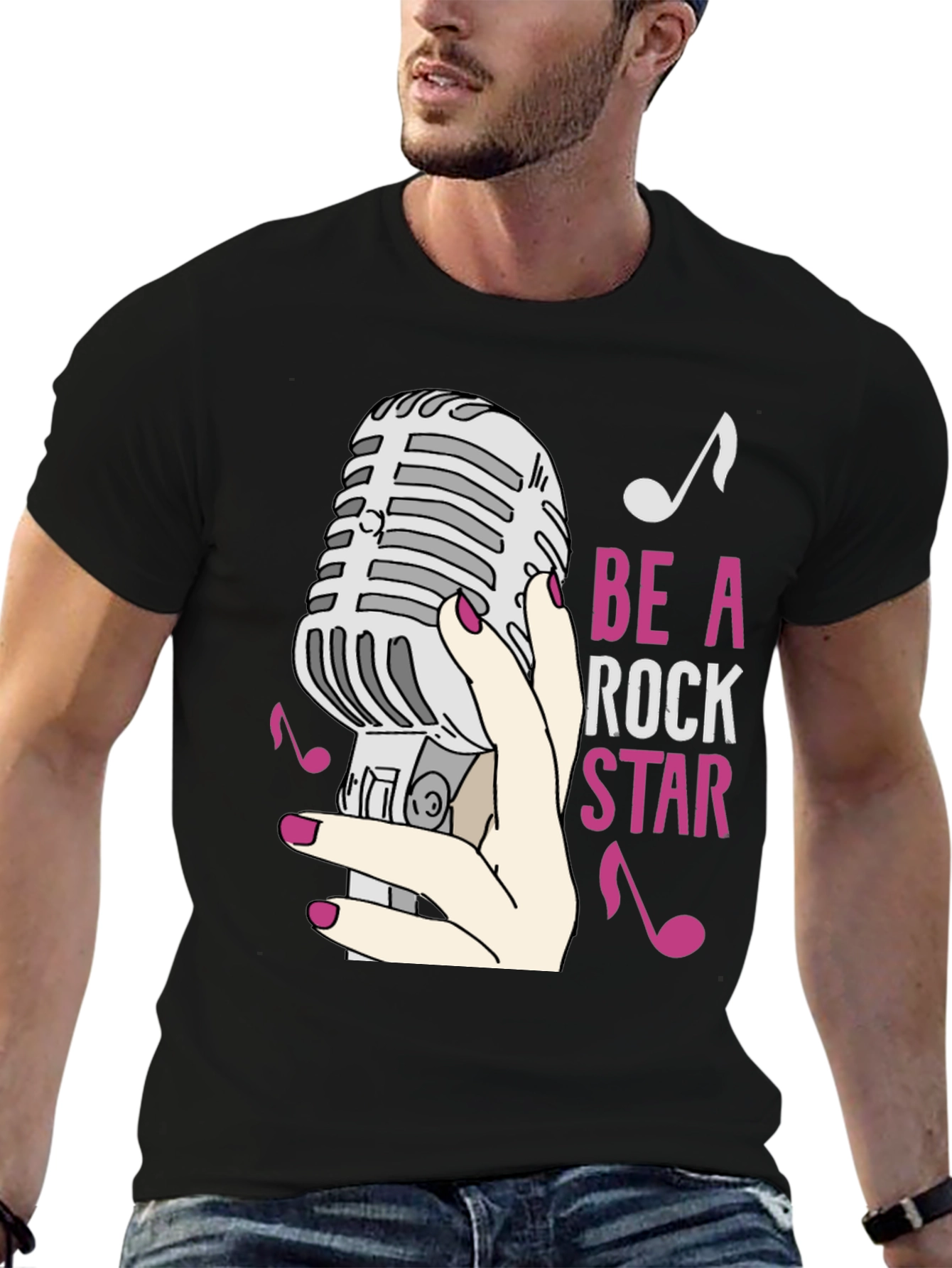 Be a Rock Star Graphic T-Shirt