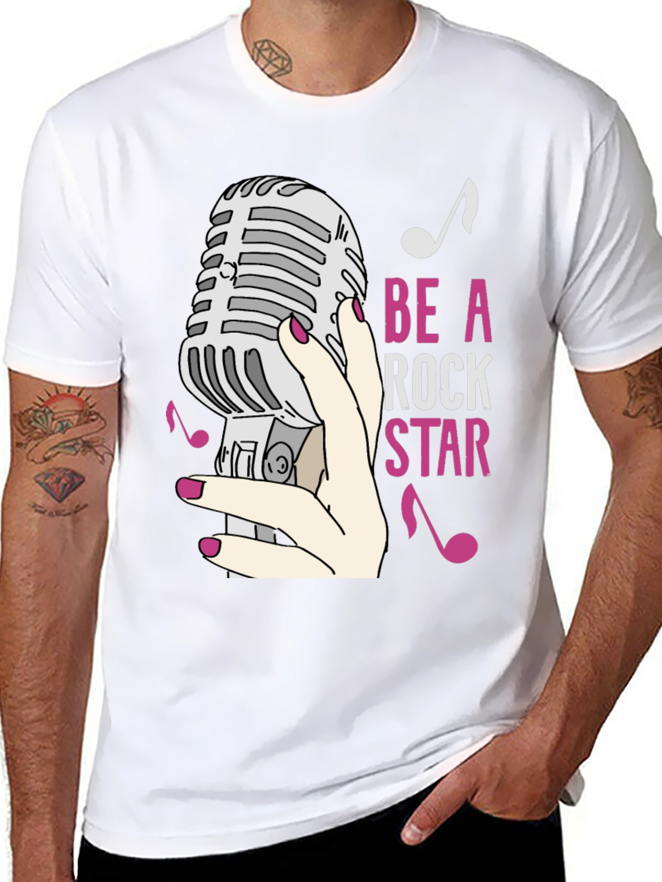 Be a Rock Star Graphic T-Shirt