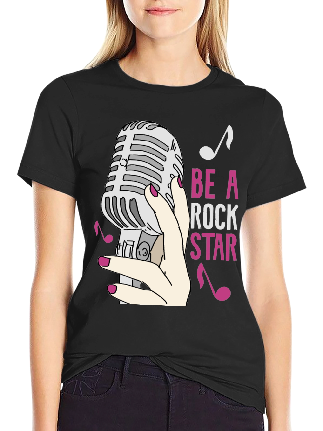 Be a Rock Star Graphic T-Shirt