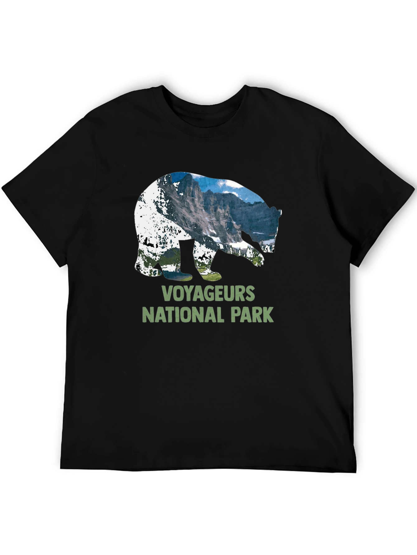 Voyageurs National Park Bear Silhouette T-Shirt