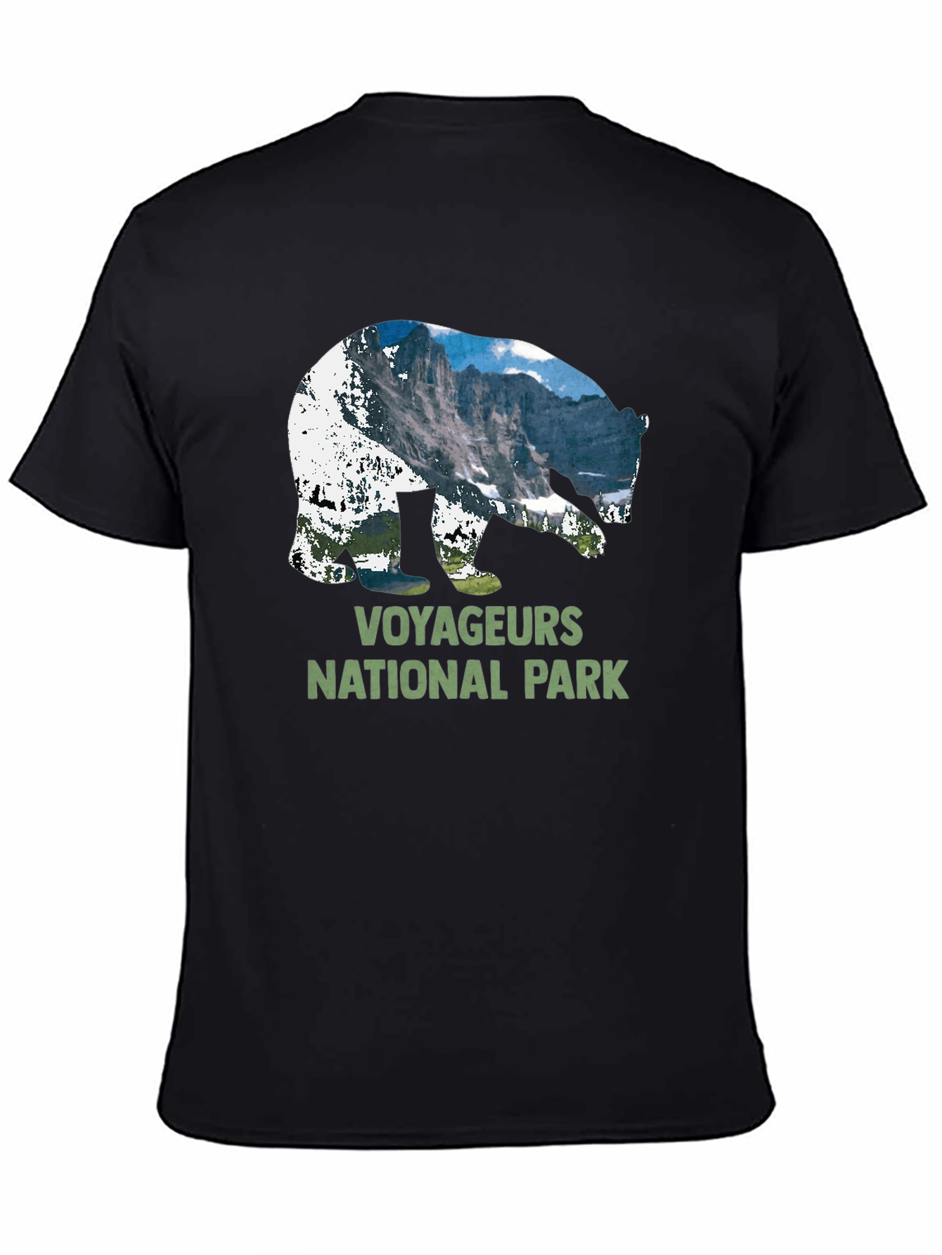 Voyageurs National Park Bear Silhouette T-Shirt