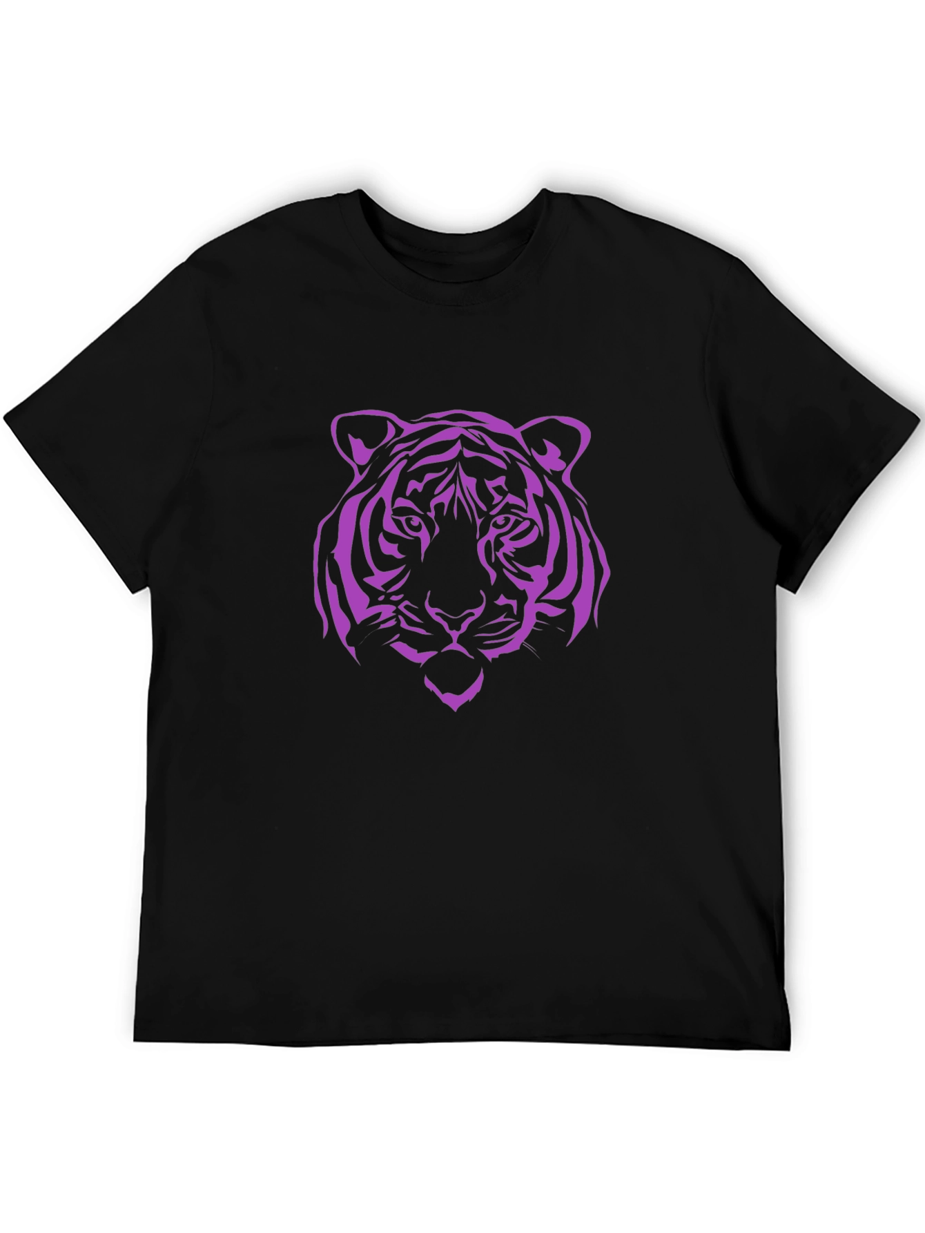 Cool Tiger Graphic Tee - Black