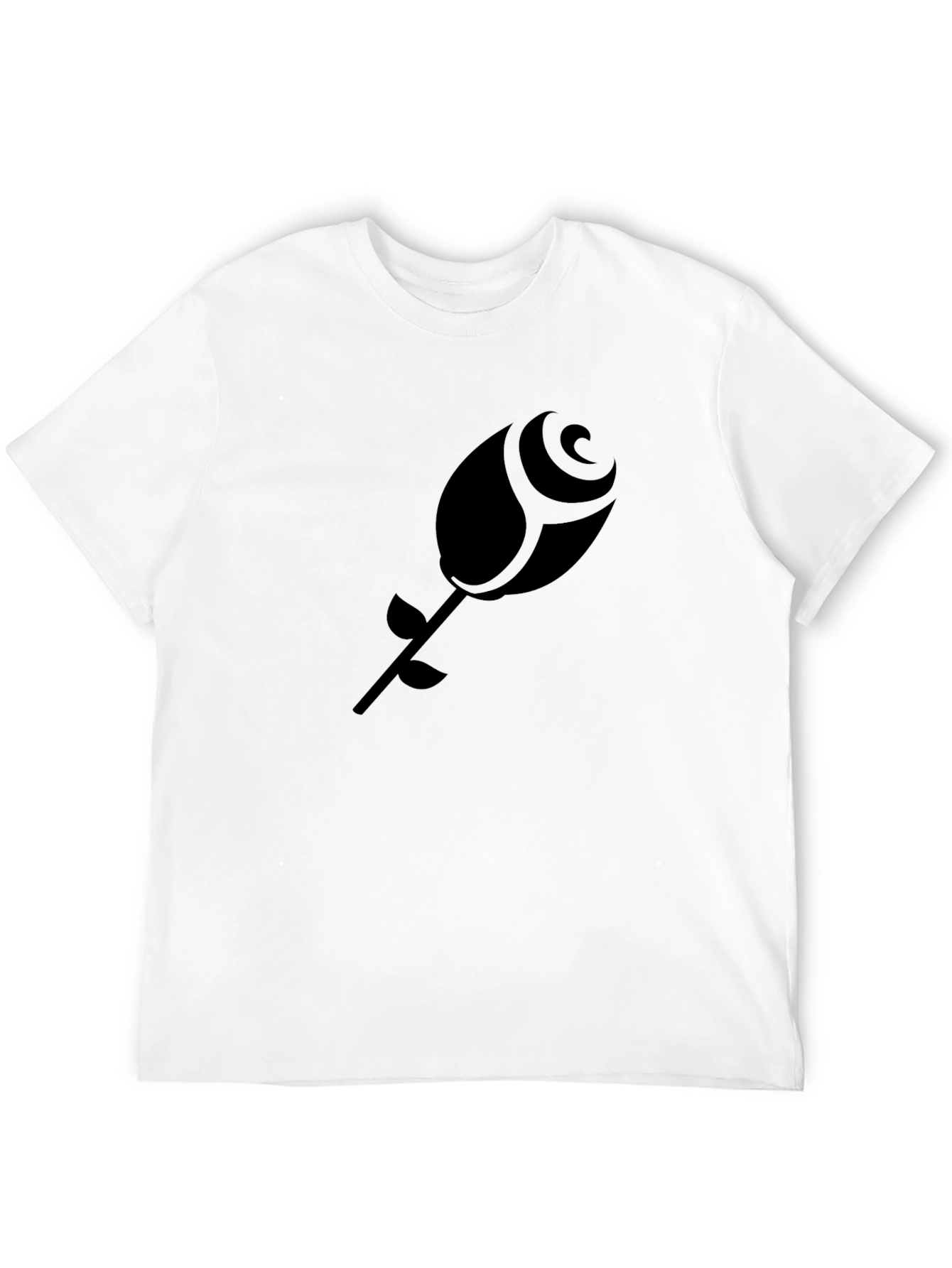 Black Rose Graphic Tee - Modern Style Soft Fabric
