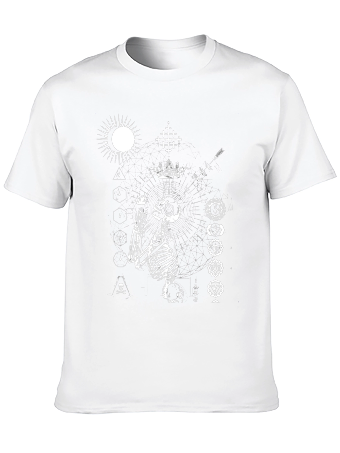 Occult Skeleton Graphic Tee - Black