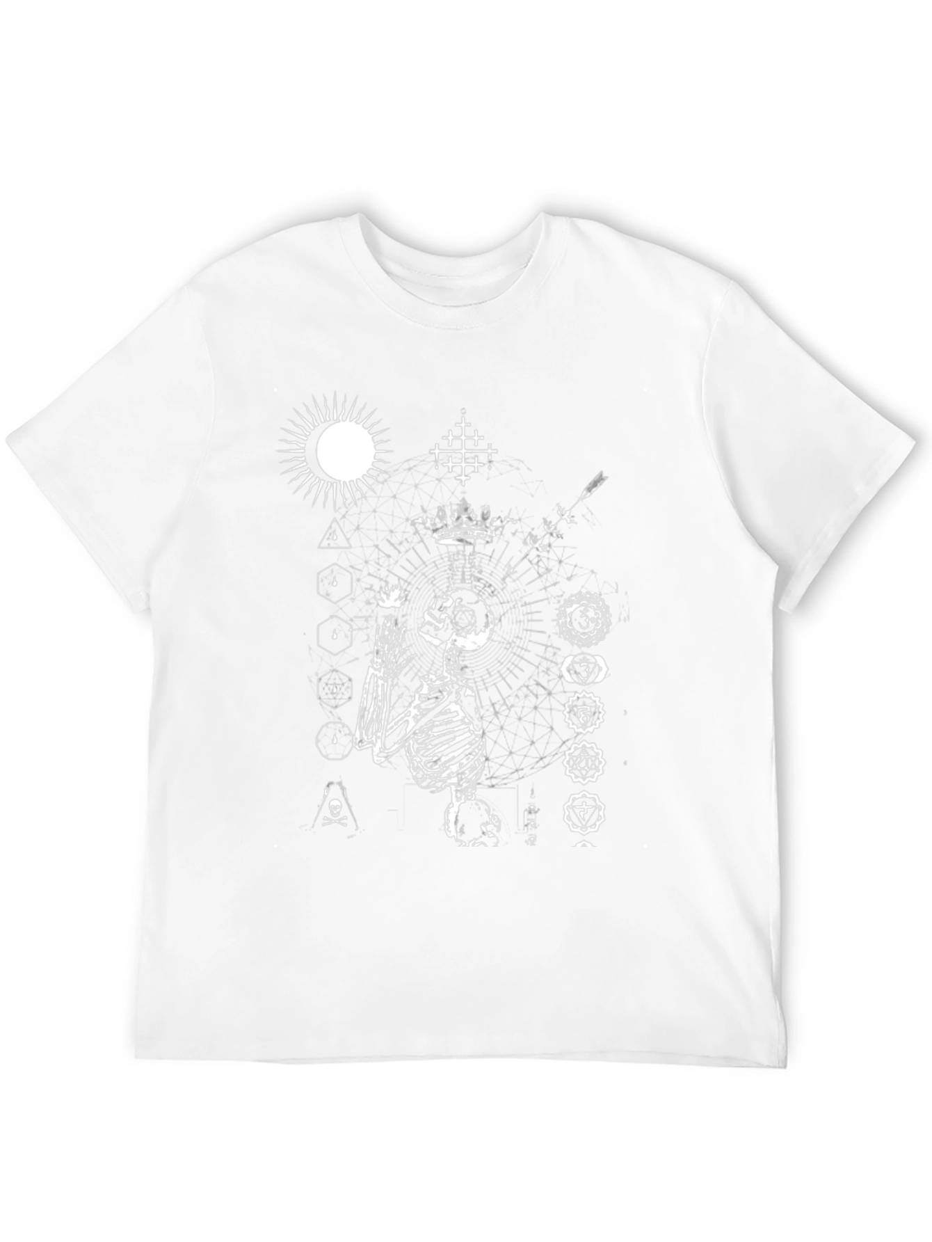 Occult Skeleton Graphic Tee - Black