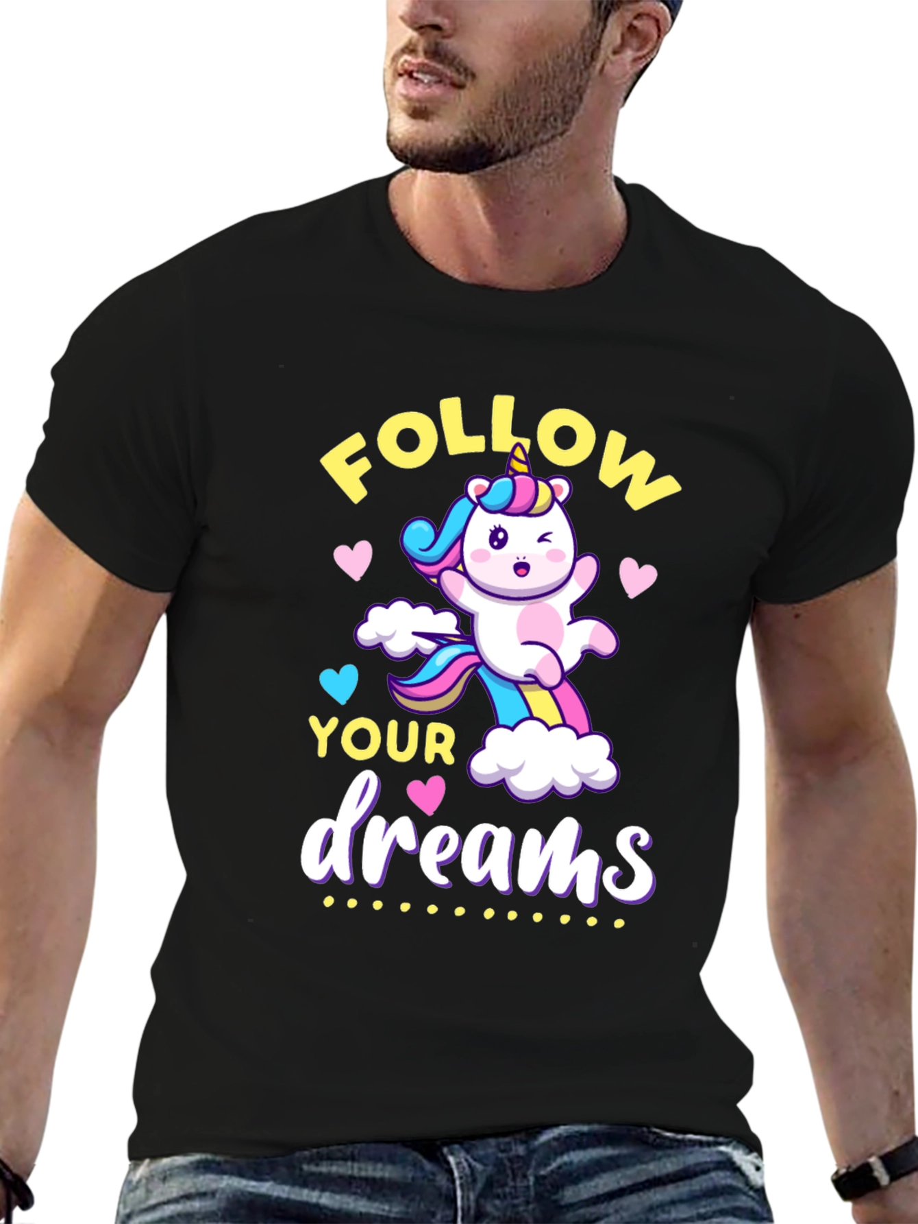 Follow Your Dreams Unicorn Graphic Tee
