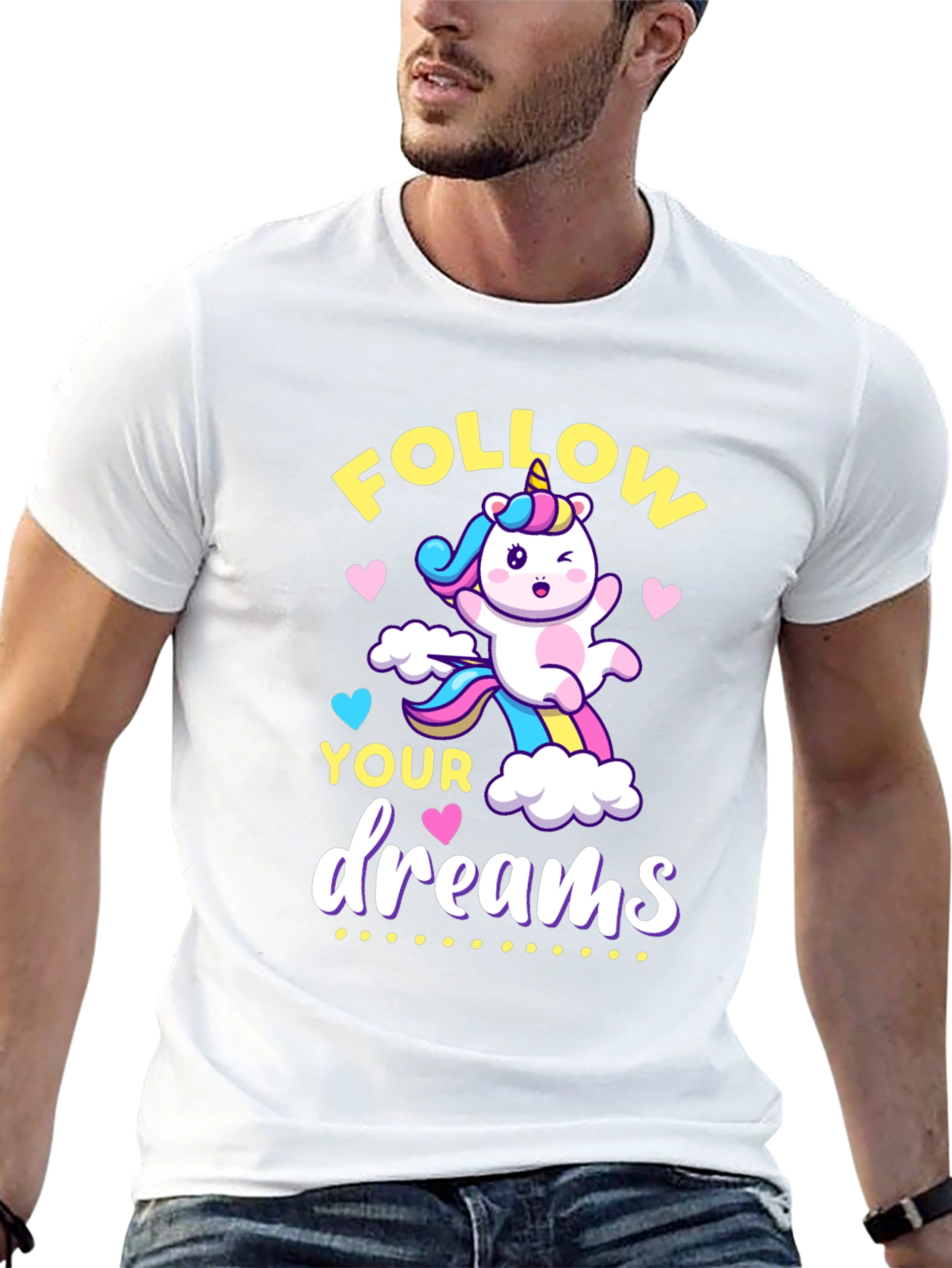 Follow Your Dreams Unicorn Graphic Tee