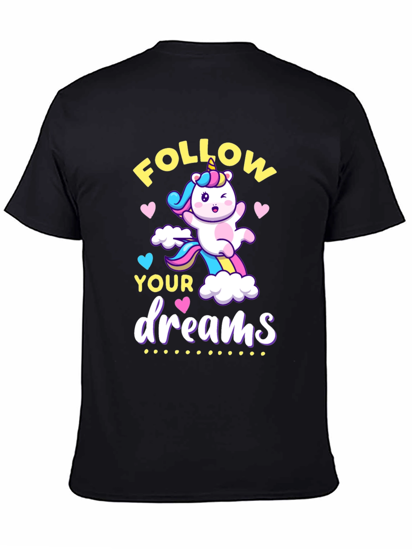 Follow Your Dreams Unicorn Graphic Tee