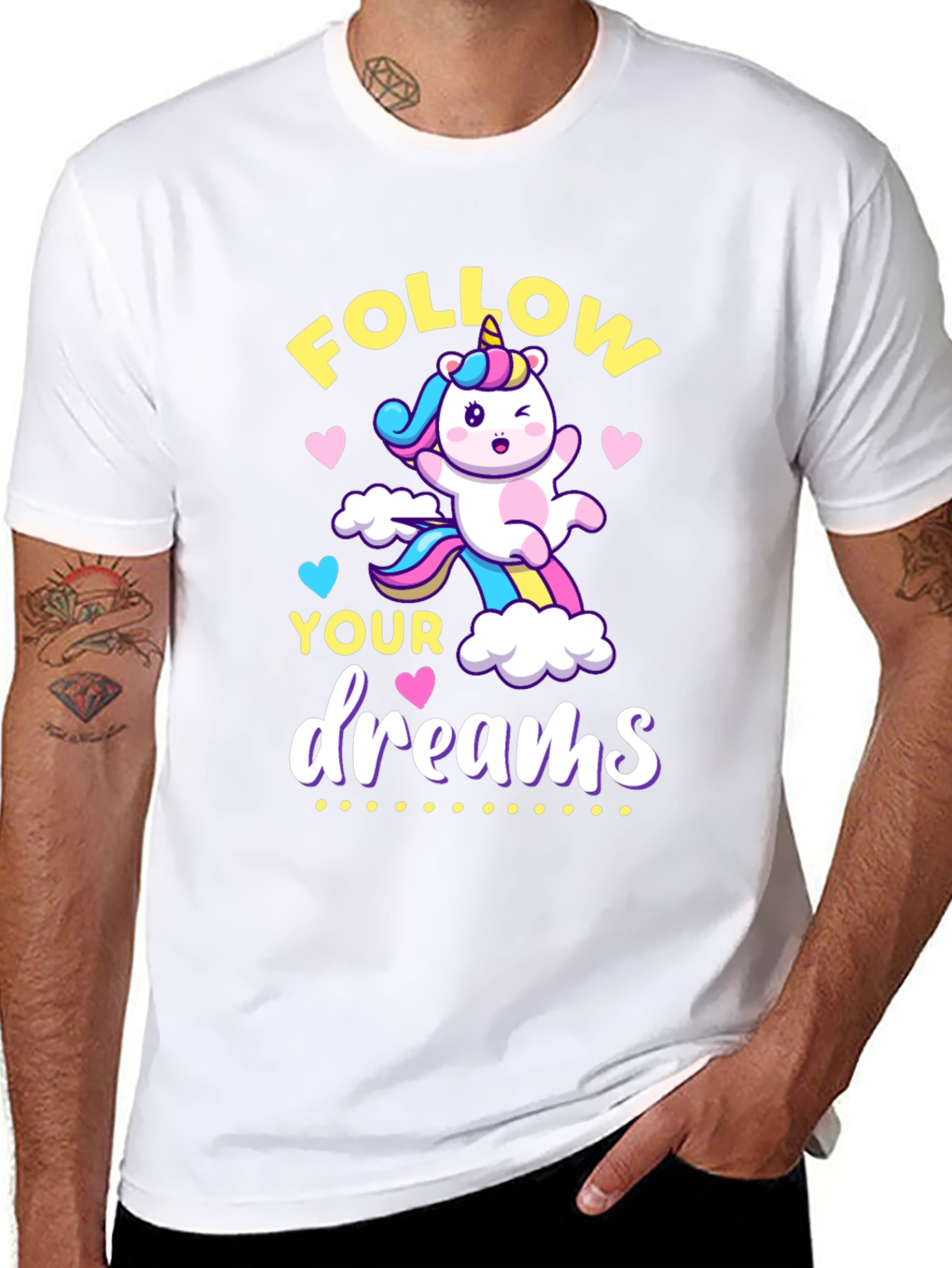 Follow Your Dreams Unicorn Graphic Tee