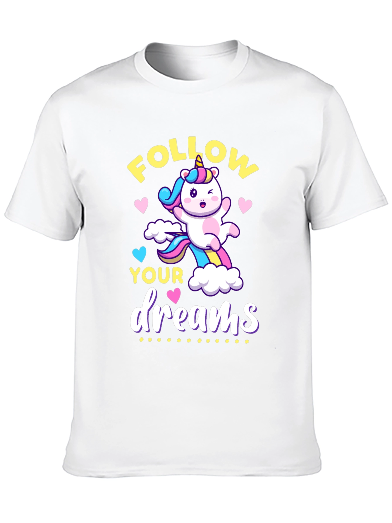 Follow Your Dreams Unicorn Graphic Tee