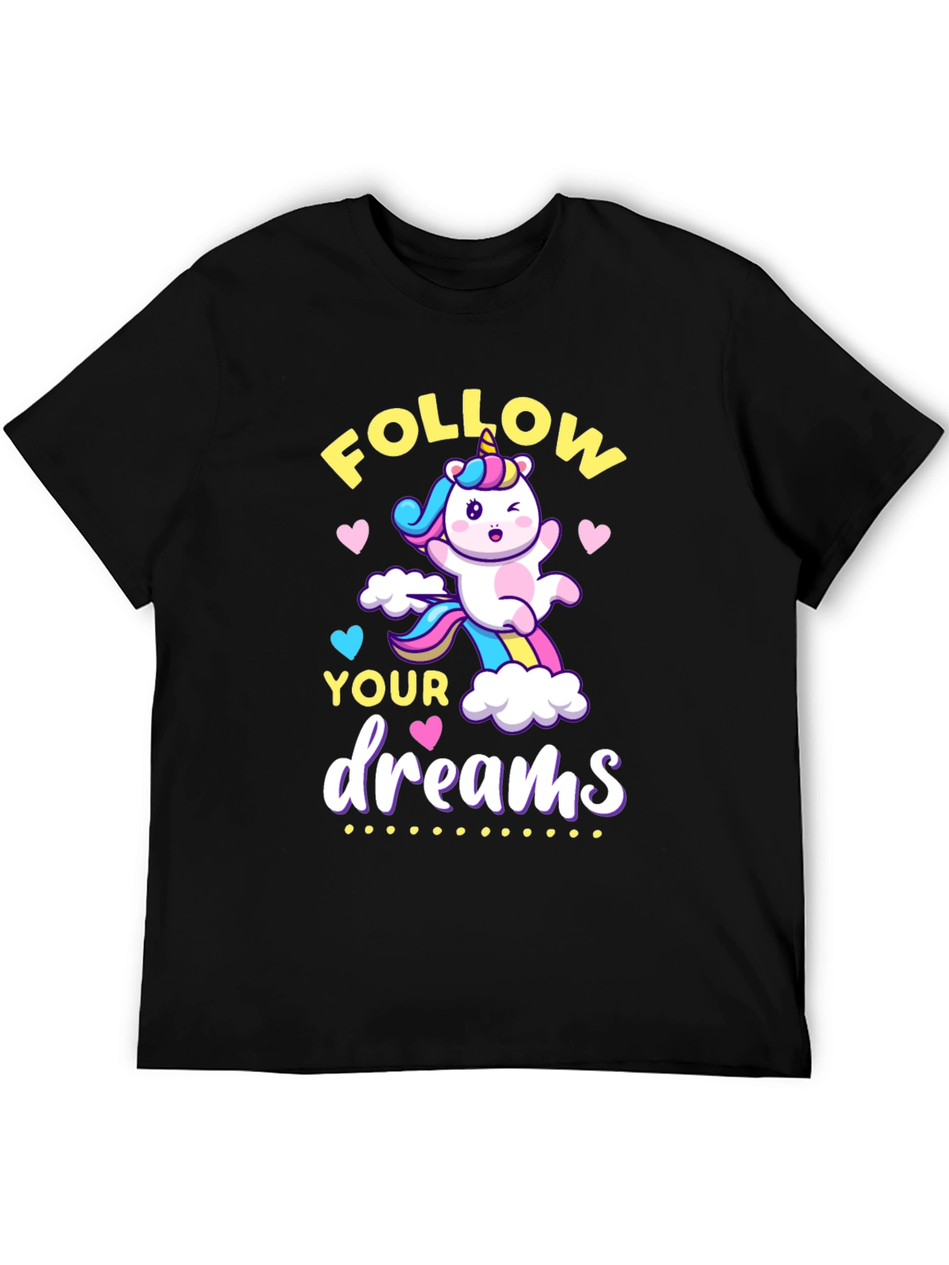 Follow Your Dreams Unicorn Graphic Tee