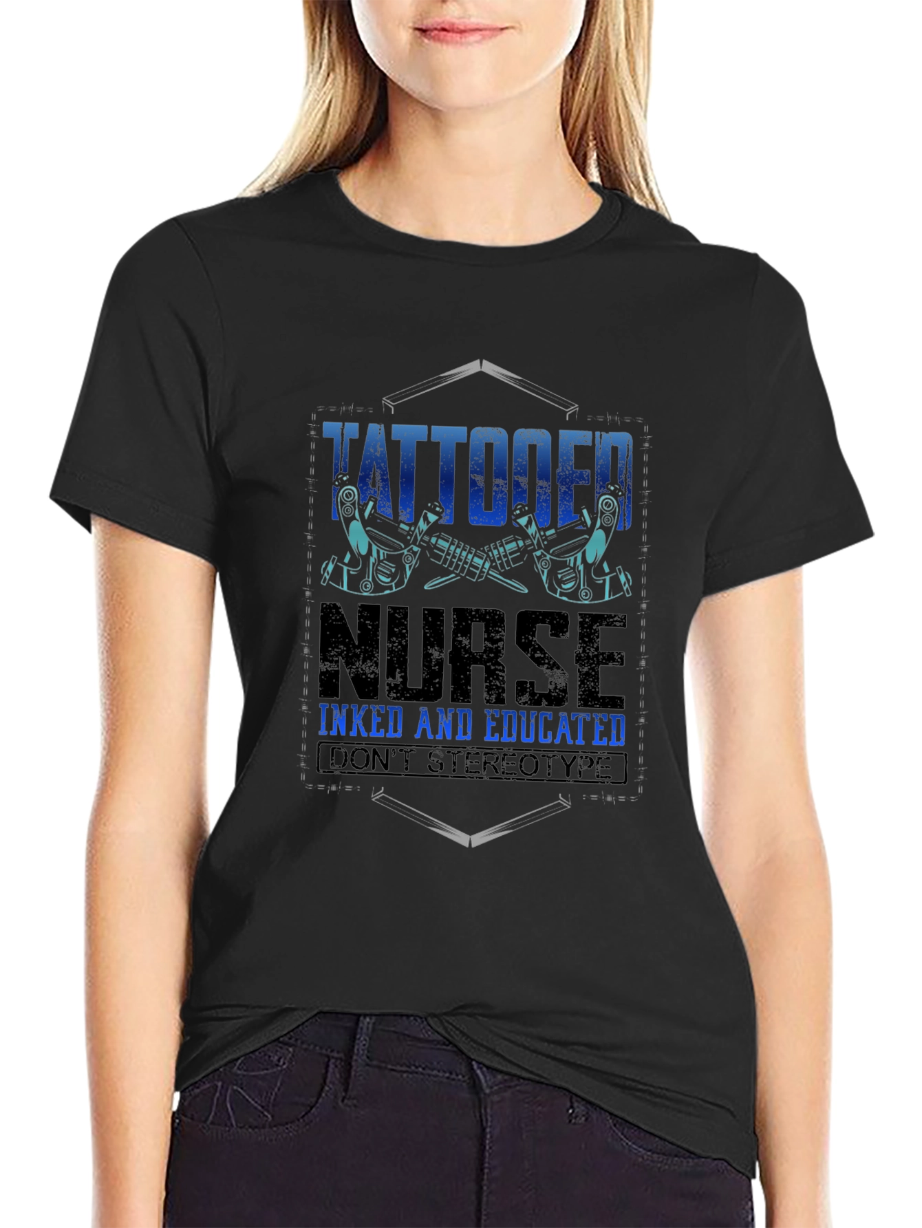 Tattooed Nurse T-Shirt - Inked and Educated