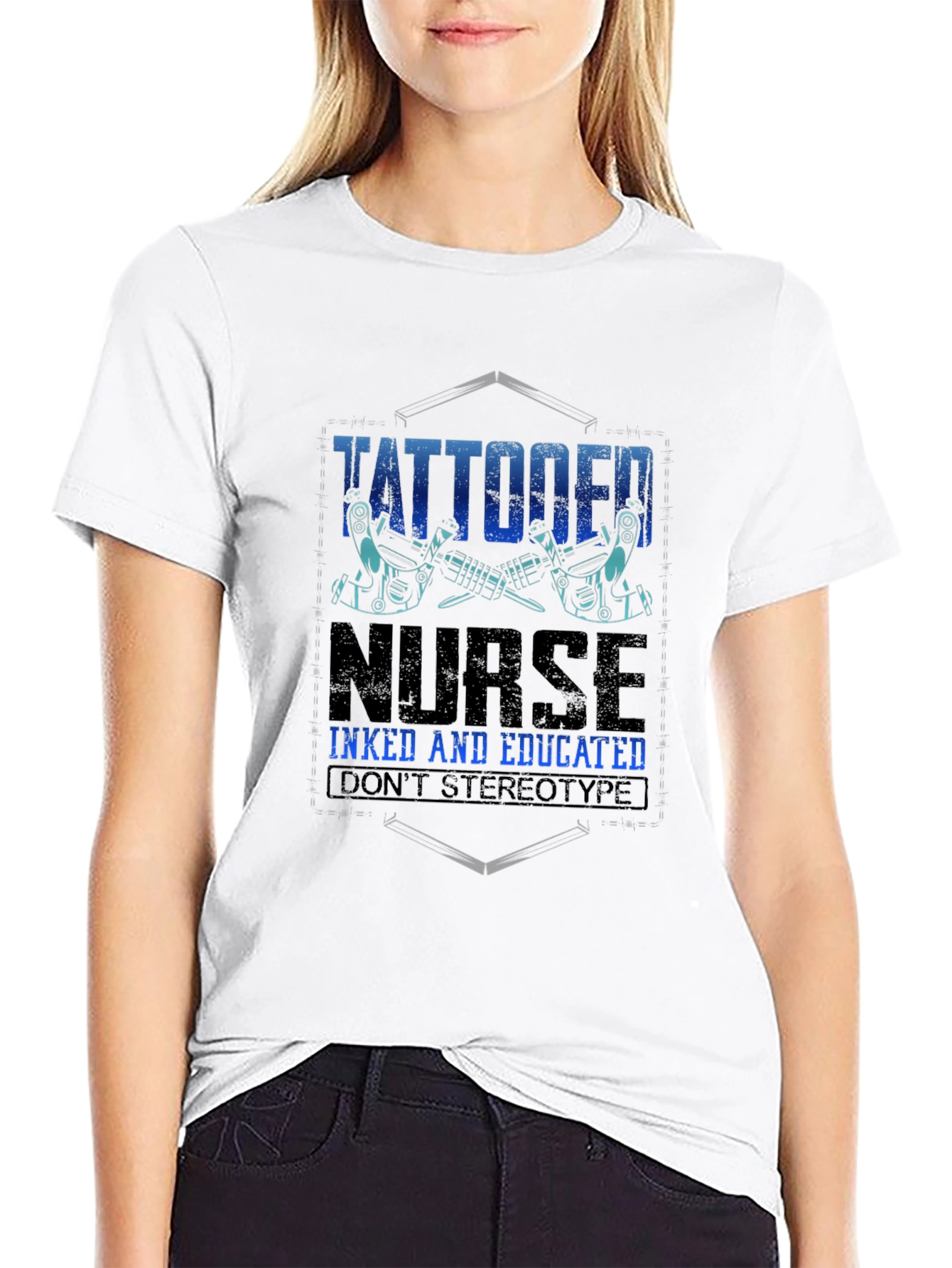 Tattooed Nurse T-Shirt - Inked and Educated