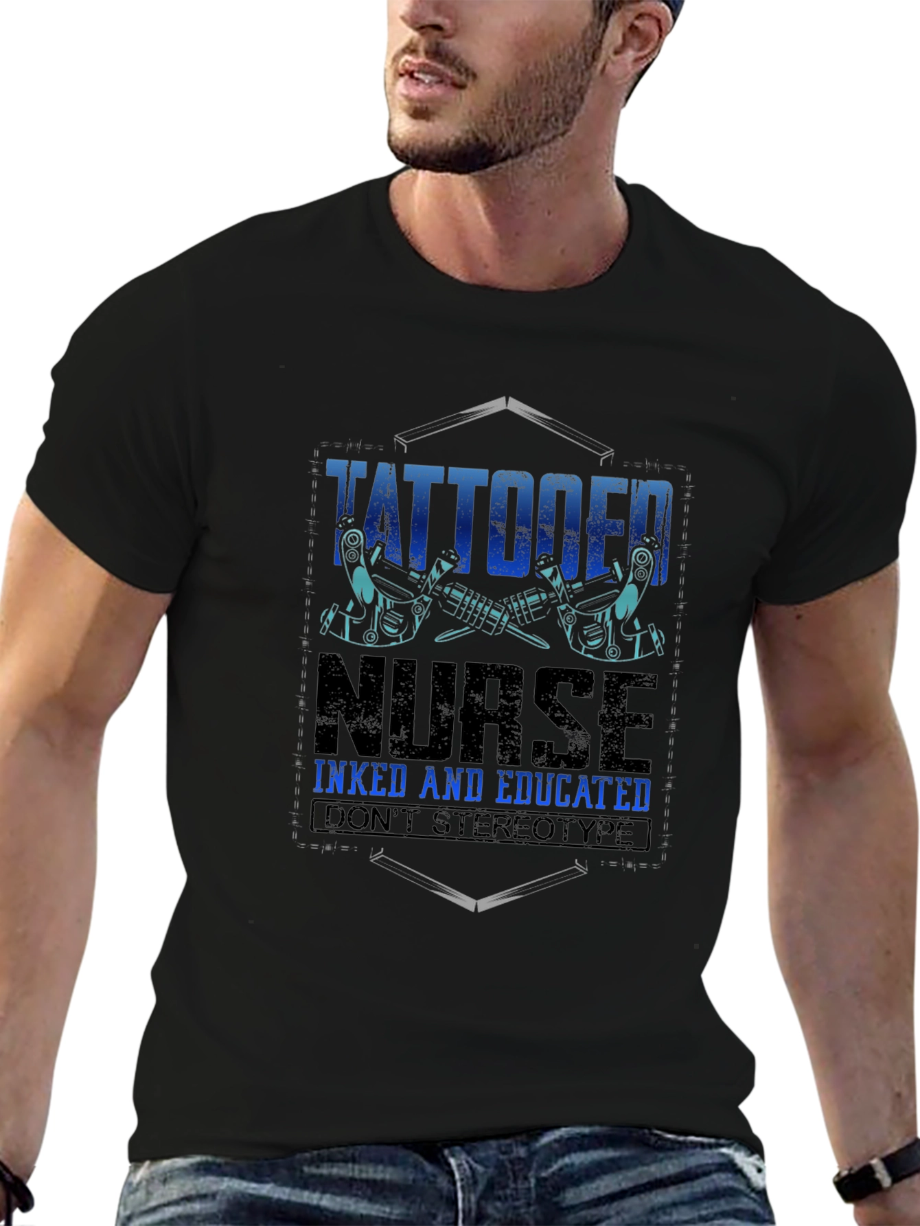 Tattooed Nurse T-Shirt - Inked and Educated