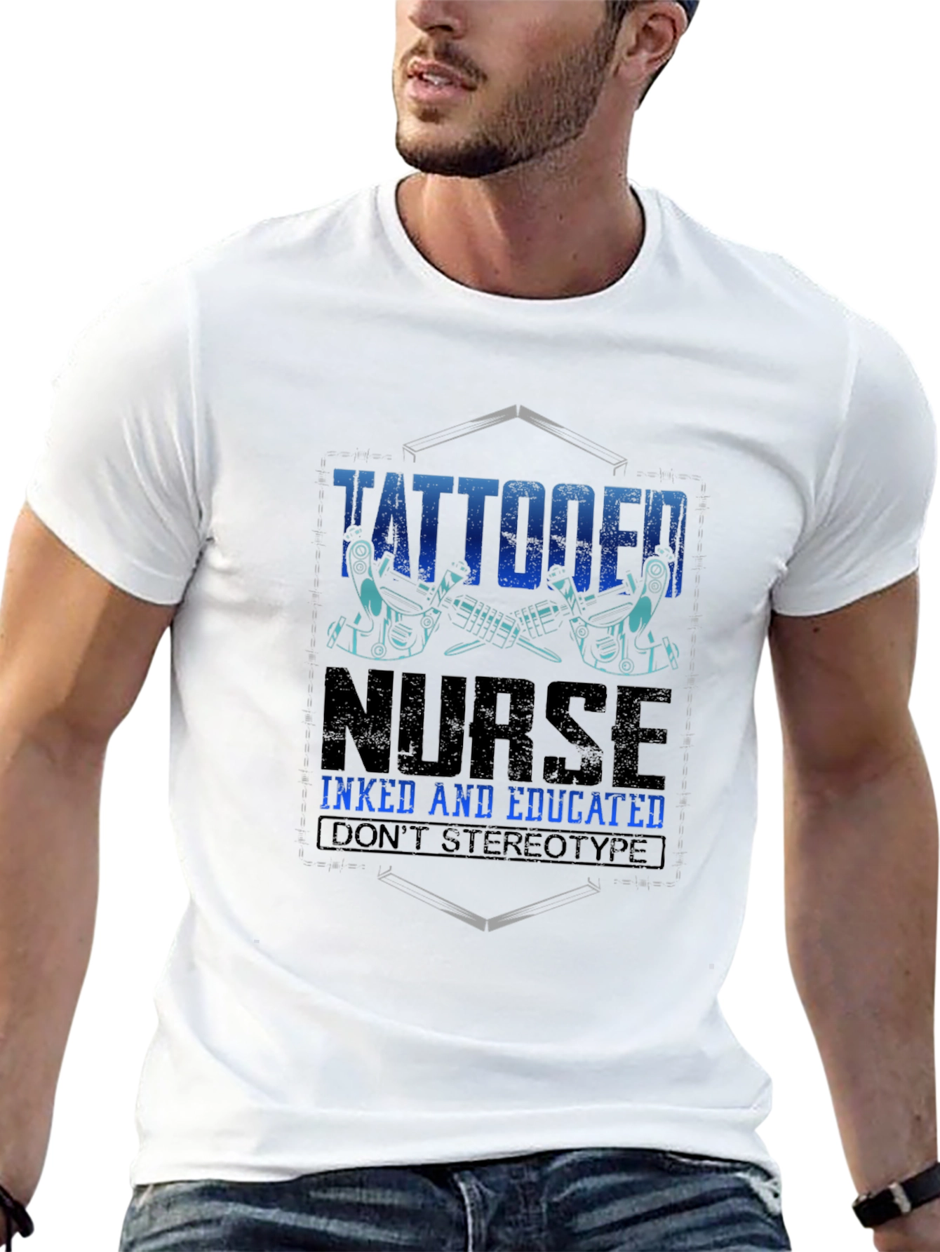 Tattooed Nurse T-Shirt - Inked and Educated
