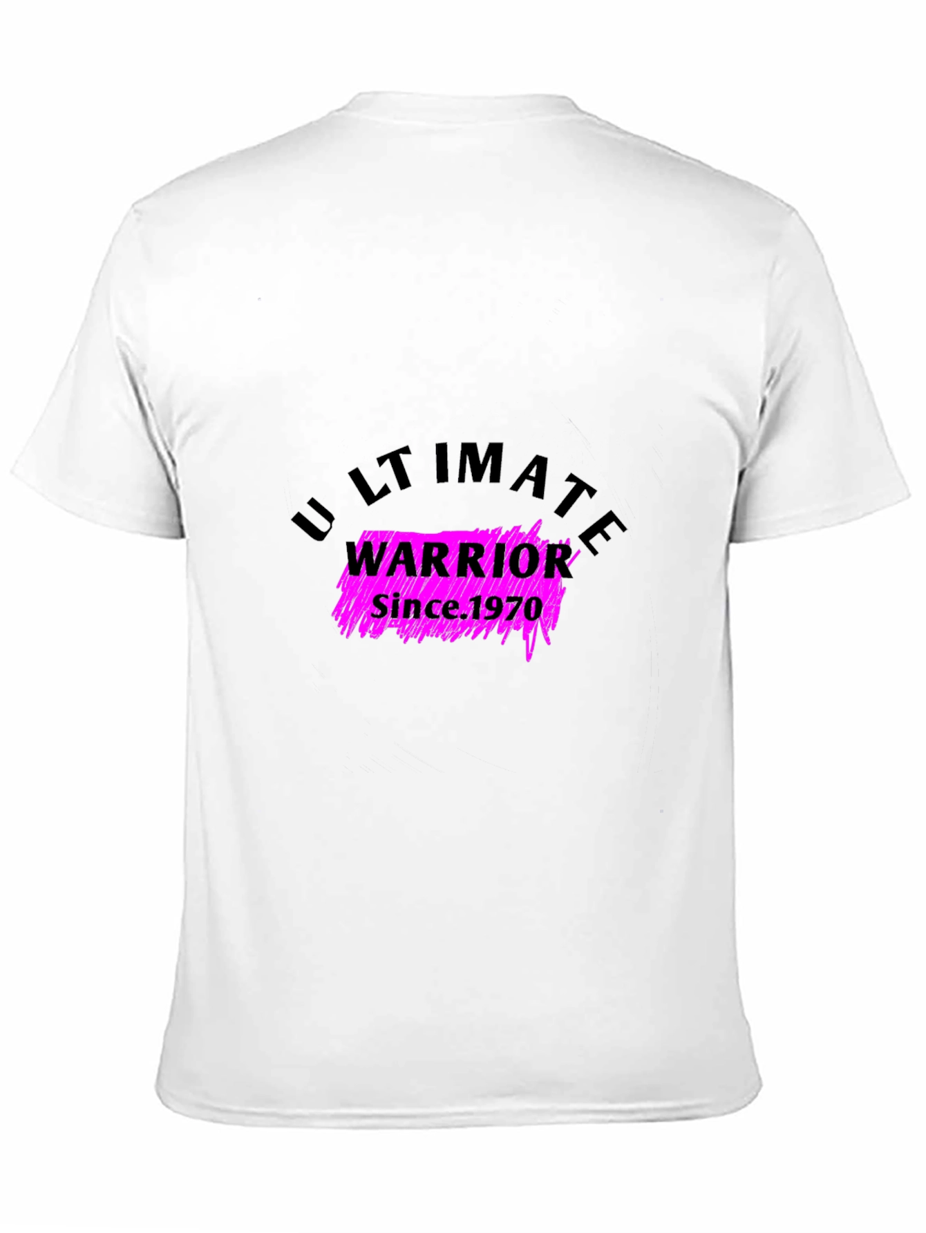 Ultimate Warrior Since 1970 Black T-Shirt