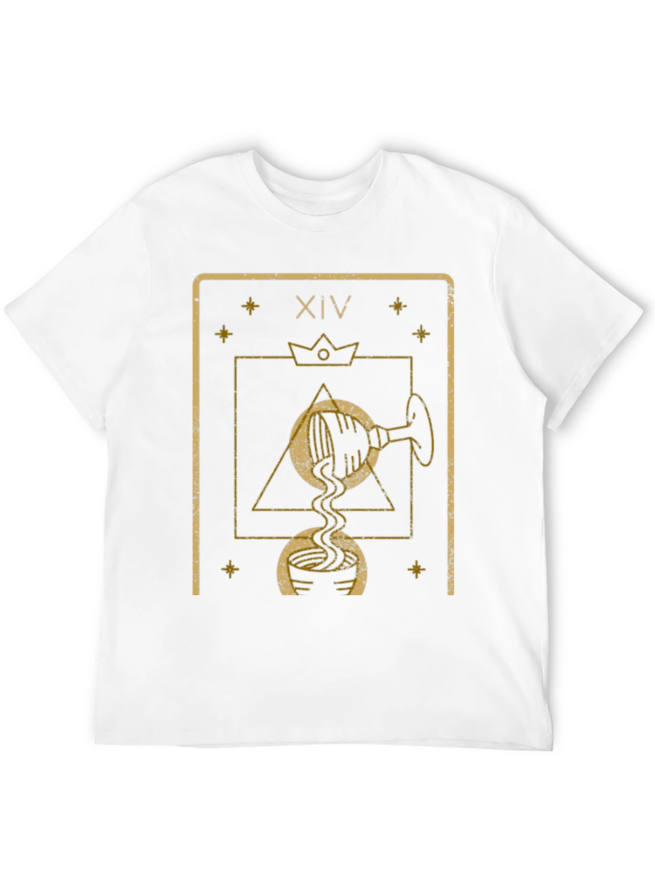 Tarot XIV Temperance Black T-Shirt
