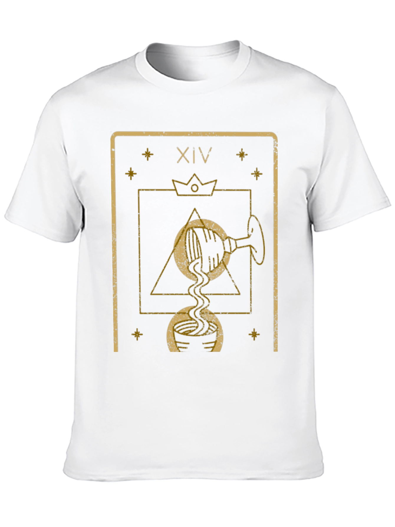 Tarot XIV Temperance Black T-Shirt