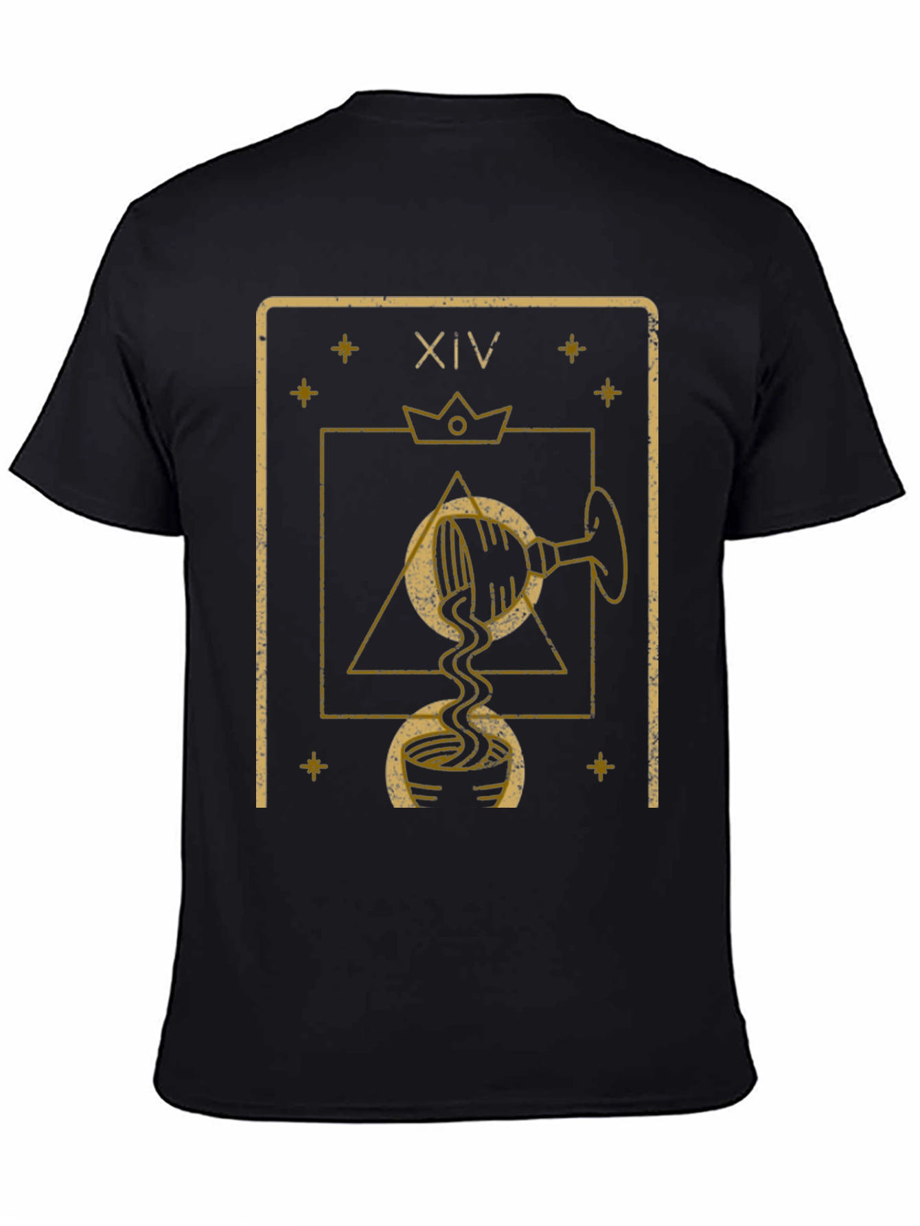 Tarot XIV Temperance Black T-Shirt