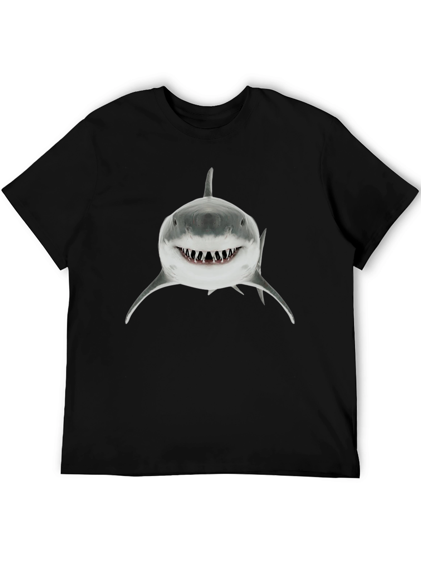 Shark Graphic Tee - Bold Black T-Shirt