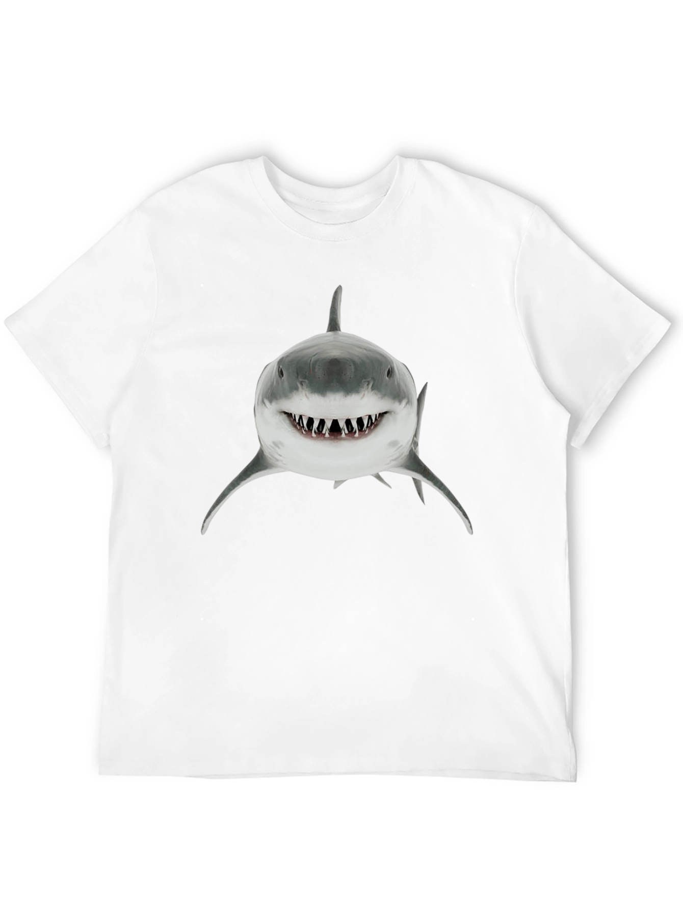 Shark Graphic Tee - Bold Black T-Shirt