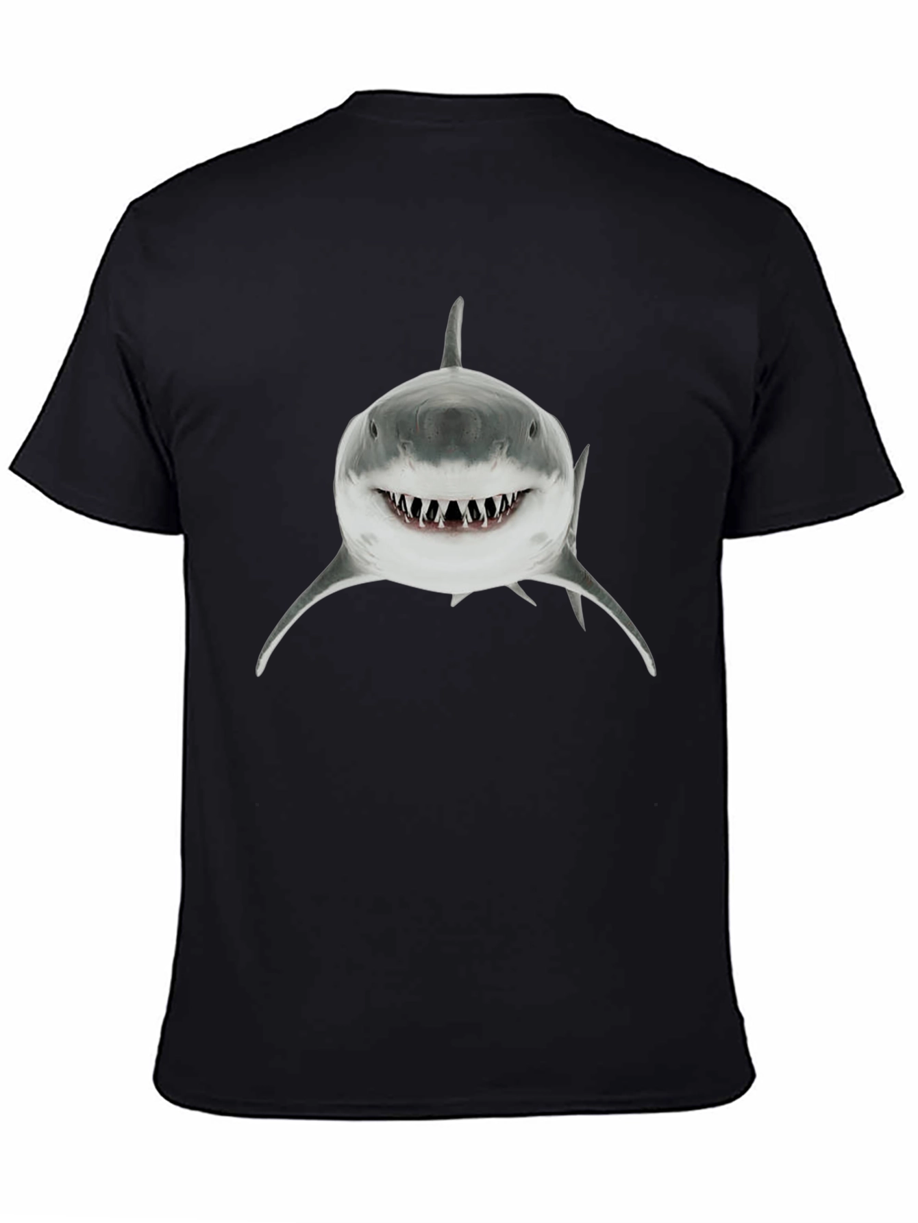 Shark Graphic Tee - Bold Black T-Shirt