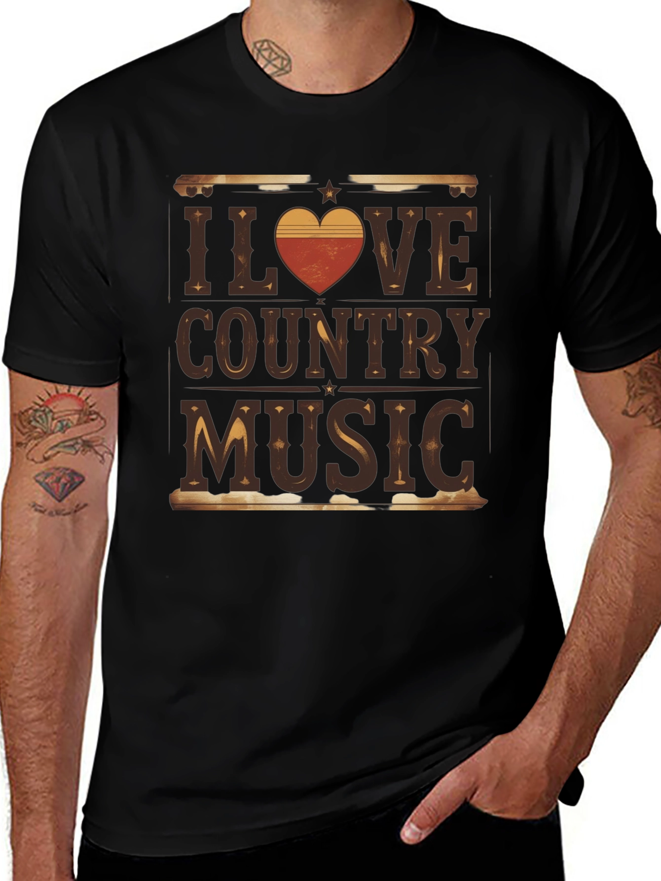 I Love Country Music Tee