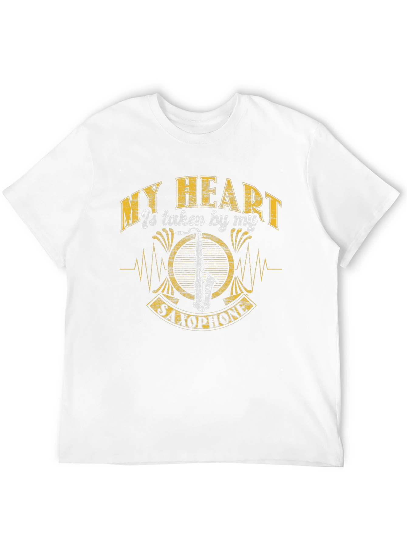 My Heart Saxophone Graphic Tee
