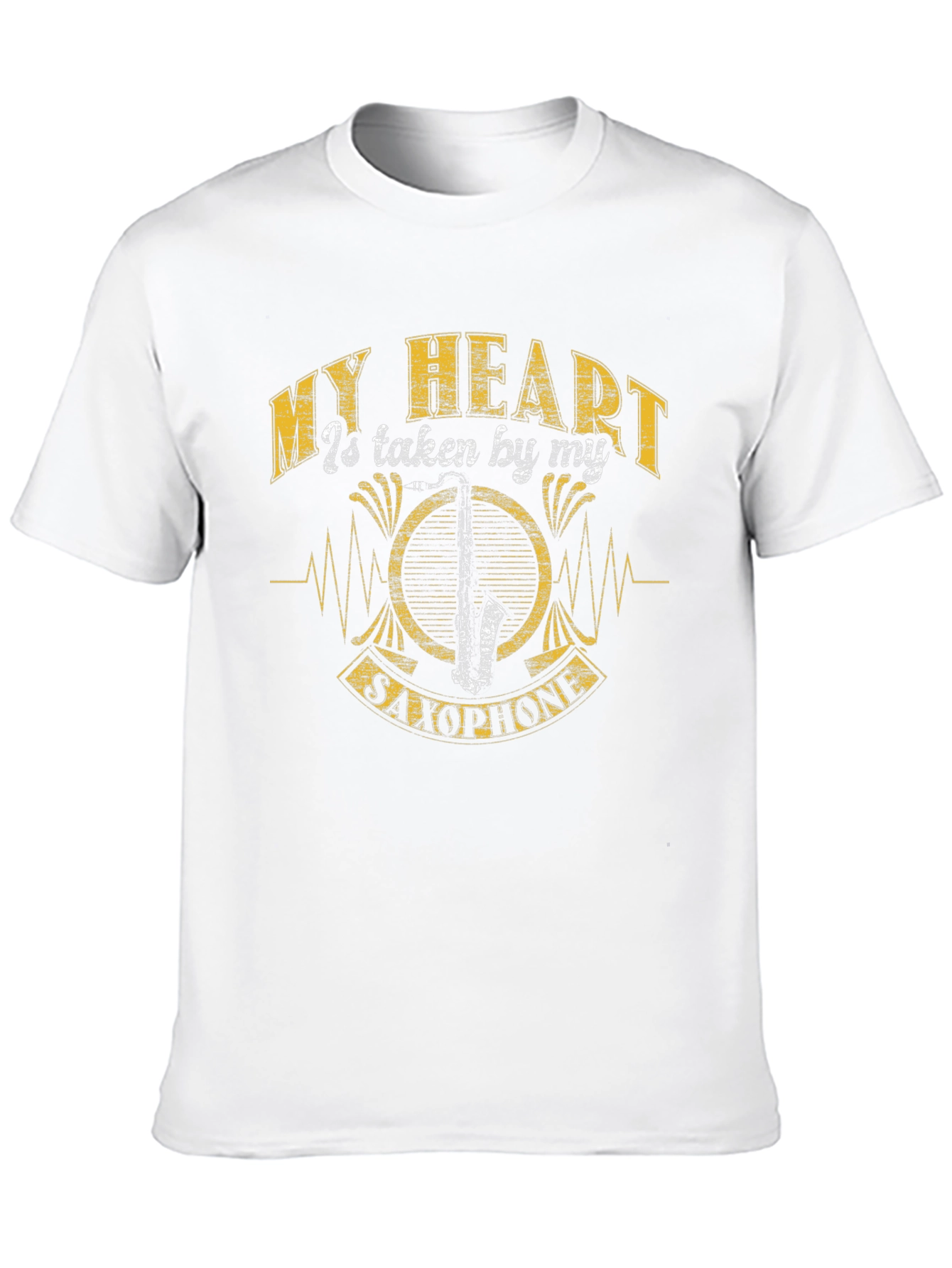 My Heart Saxophone Graphic Tee