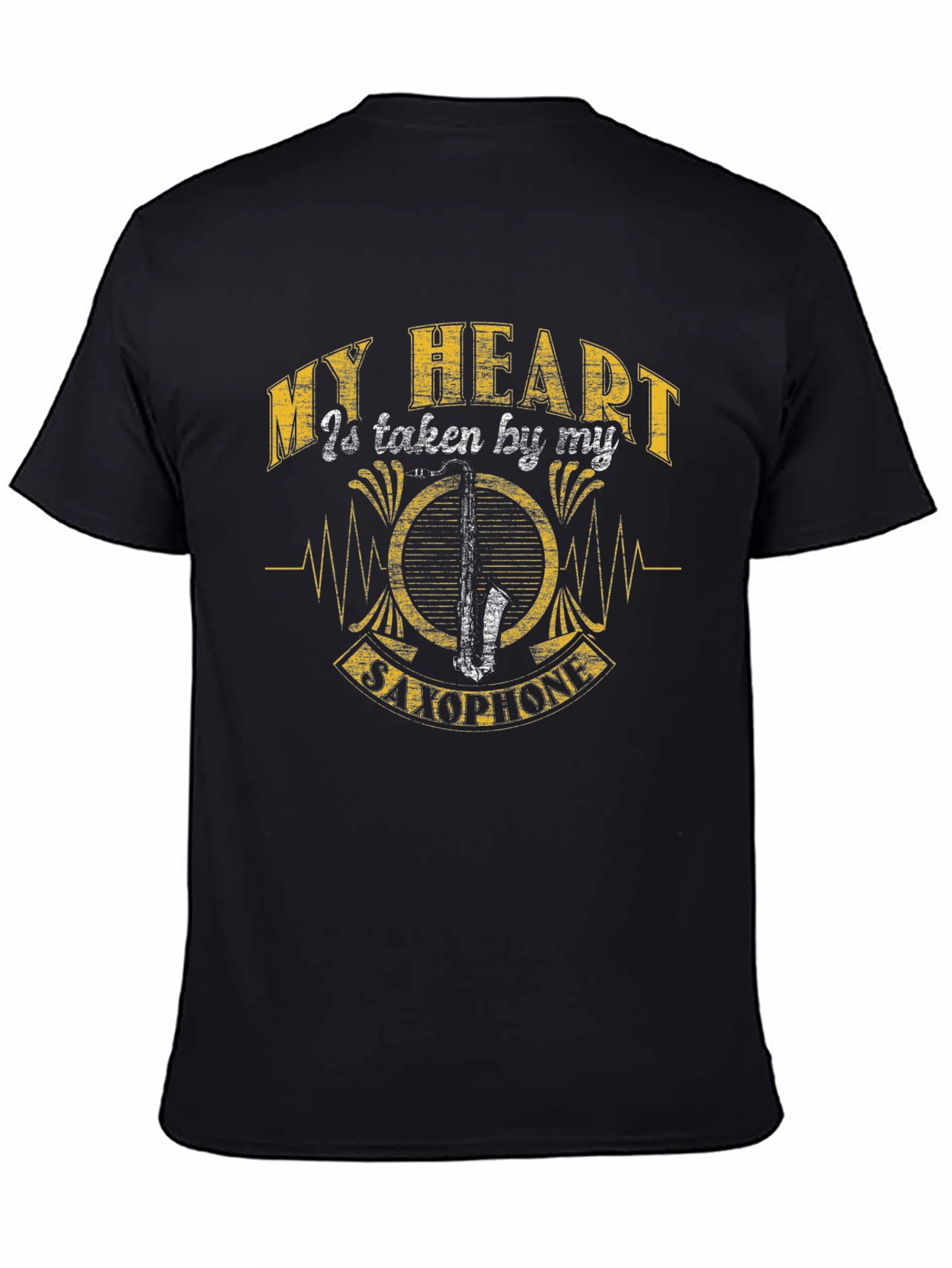 My Heart Saxophone Graphic Tee