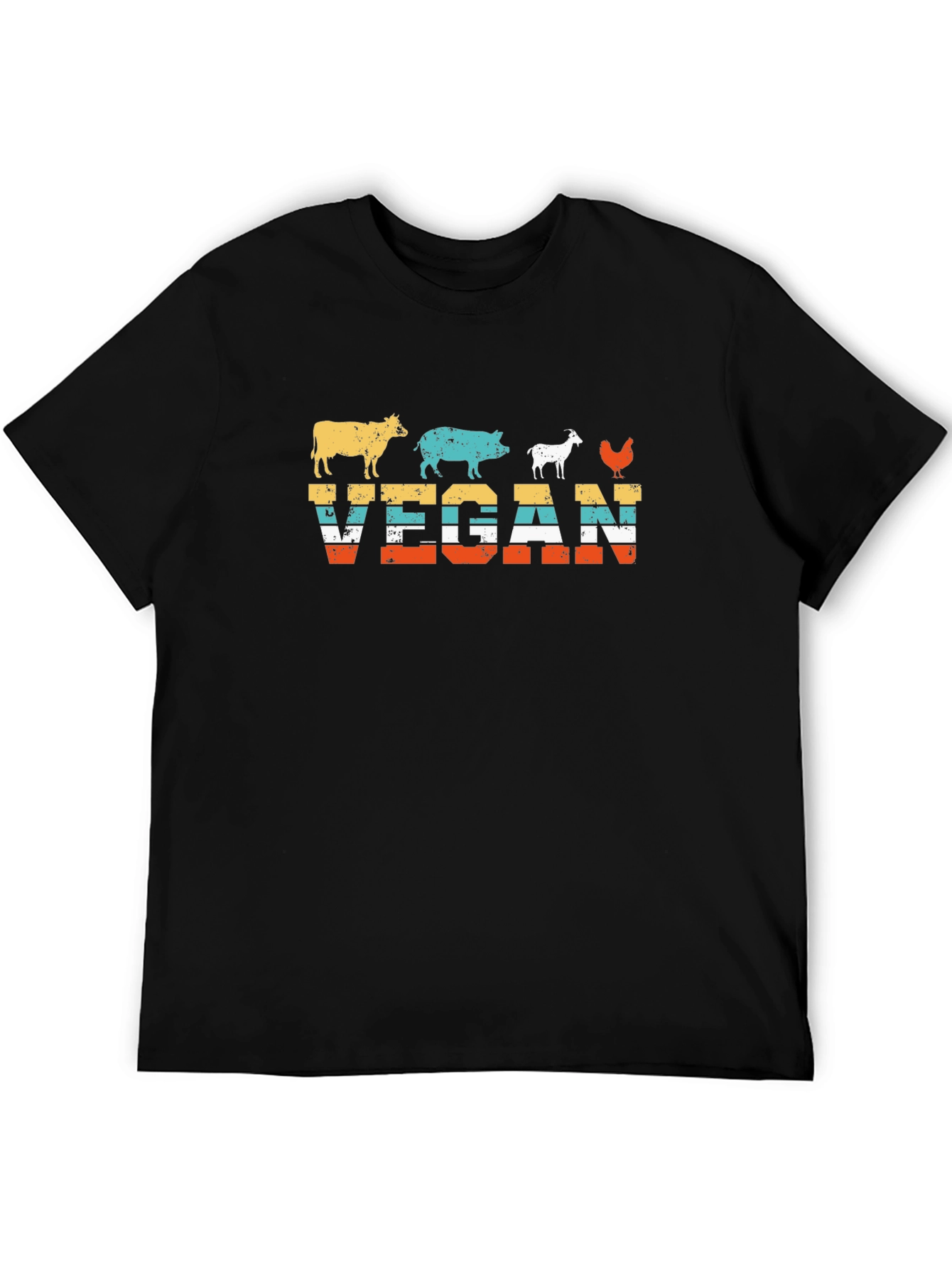 Vegan Retro Animal T-Shirt