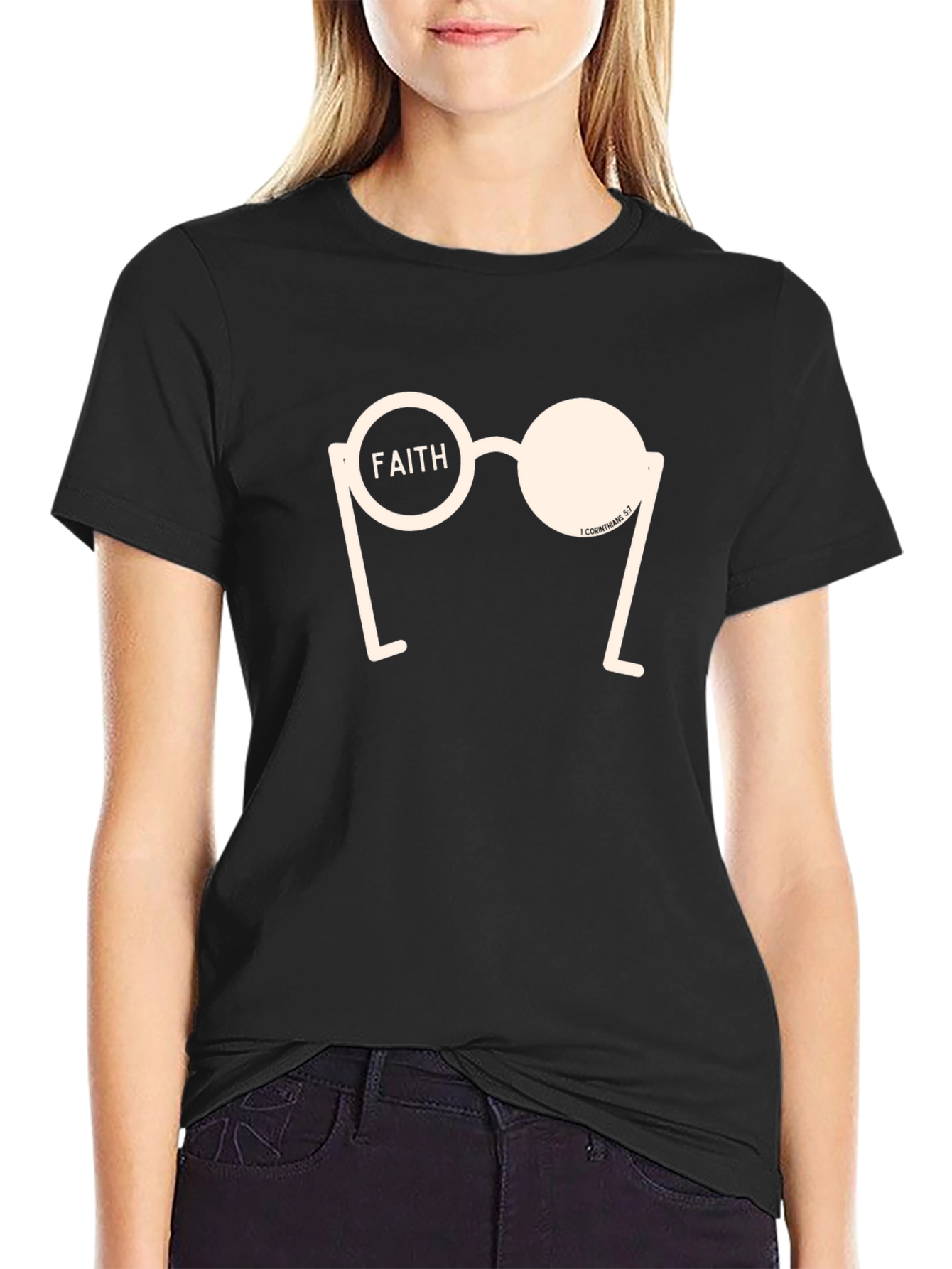 Faith Glasses T-Shirt - Christian Inspired Graphic Tee