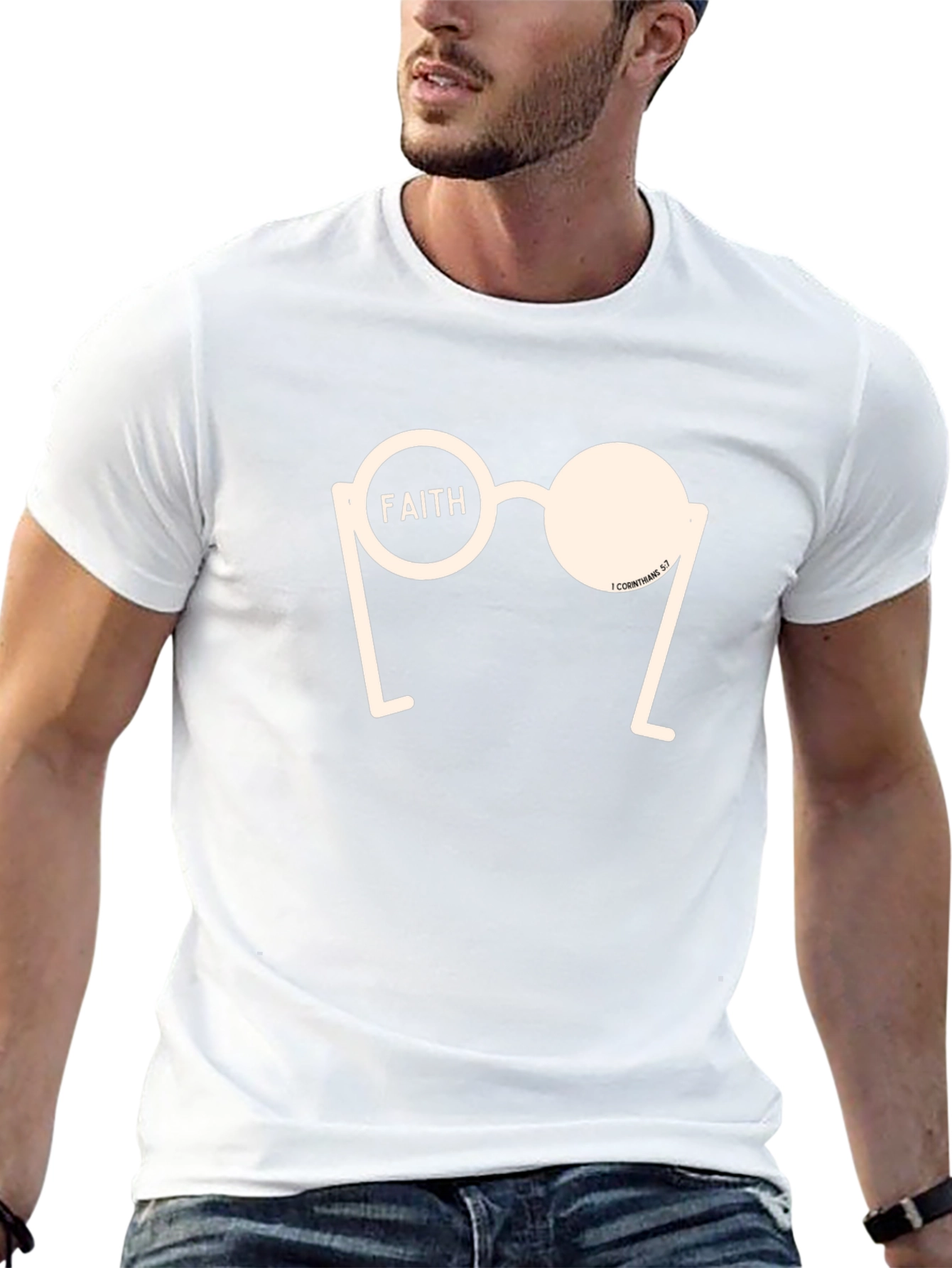 Faith Glasses T-Shirt - Christian Inspired Graphic Tee