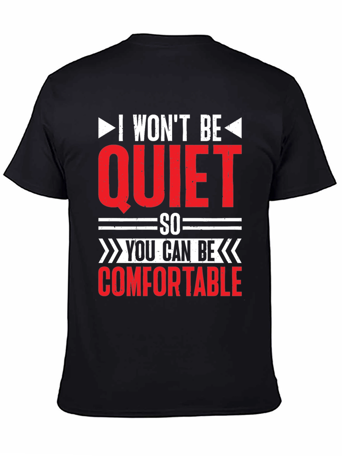 I Wont Be Quiet Slogan T-Shirt