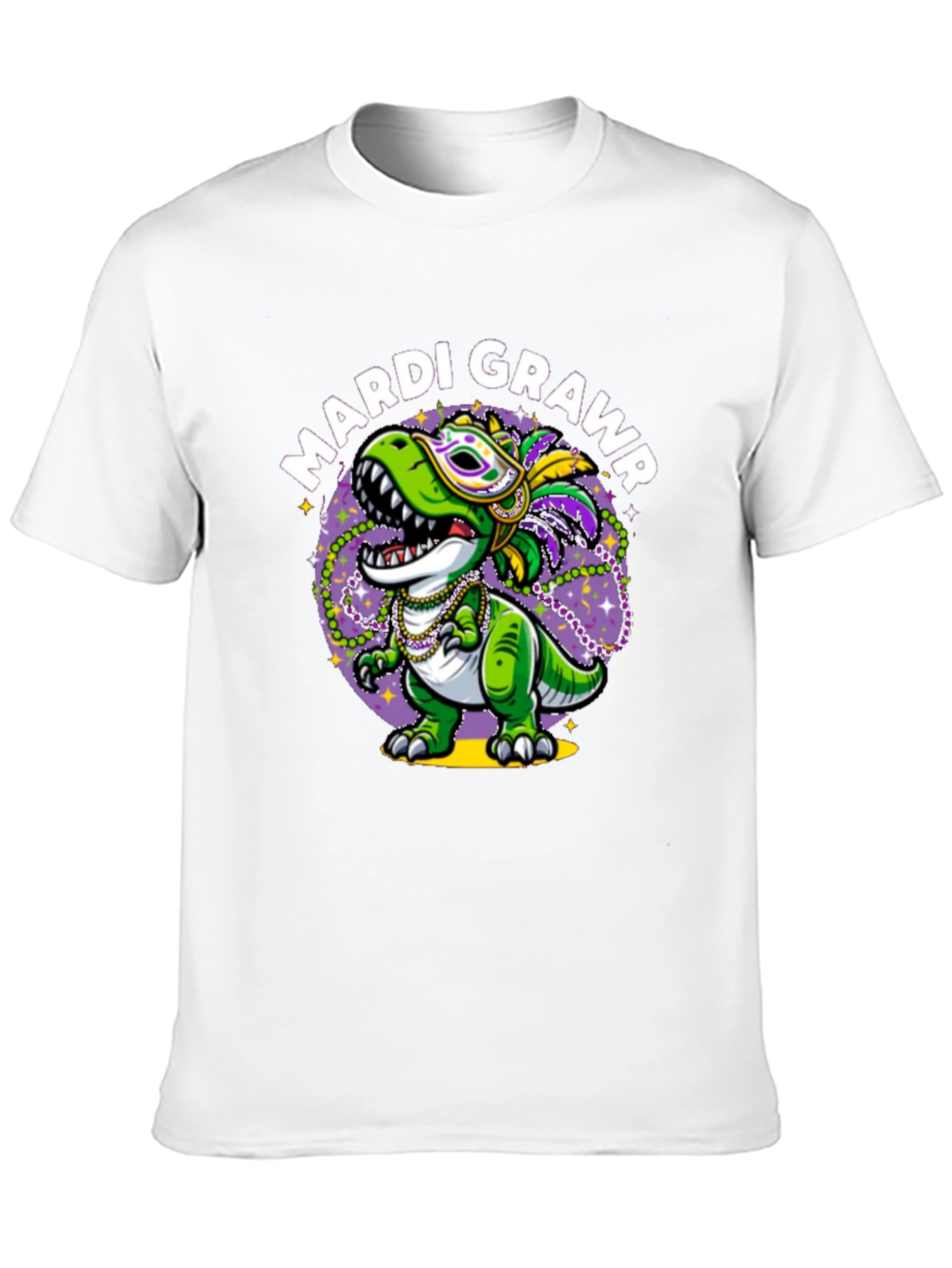 Mardi Graw Dinosaur T-Shirt