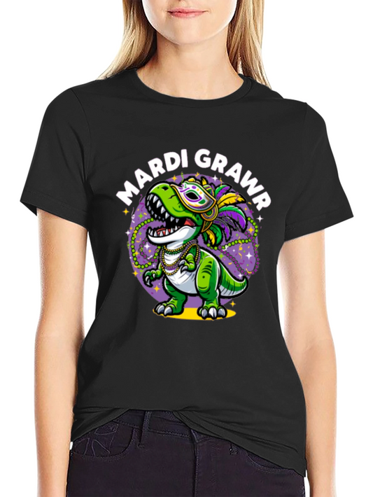 Mardi Graw Dinosaur T-Shirt