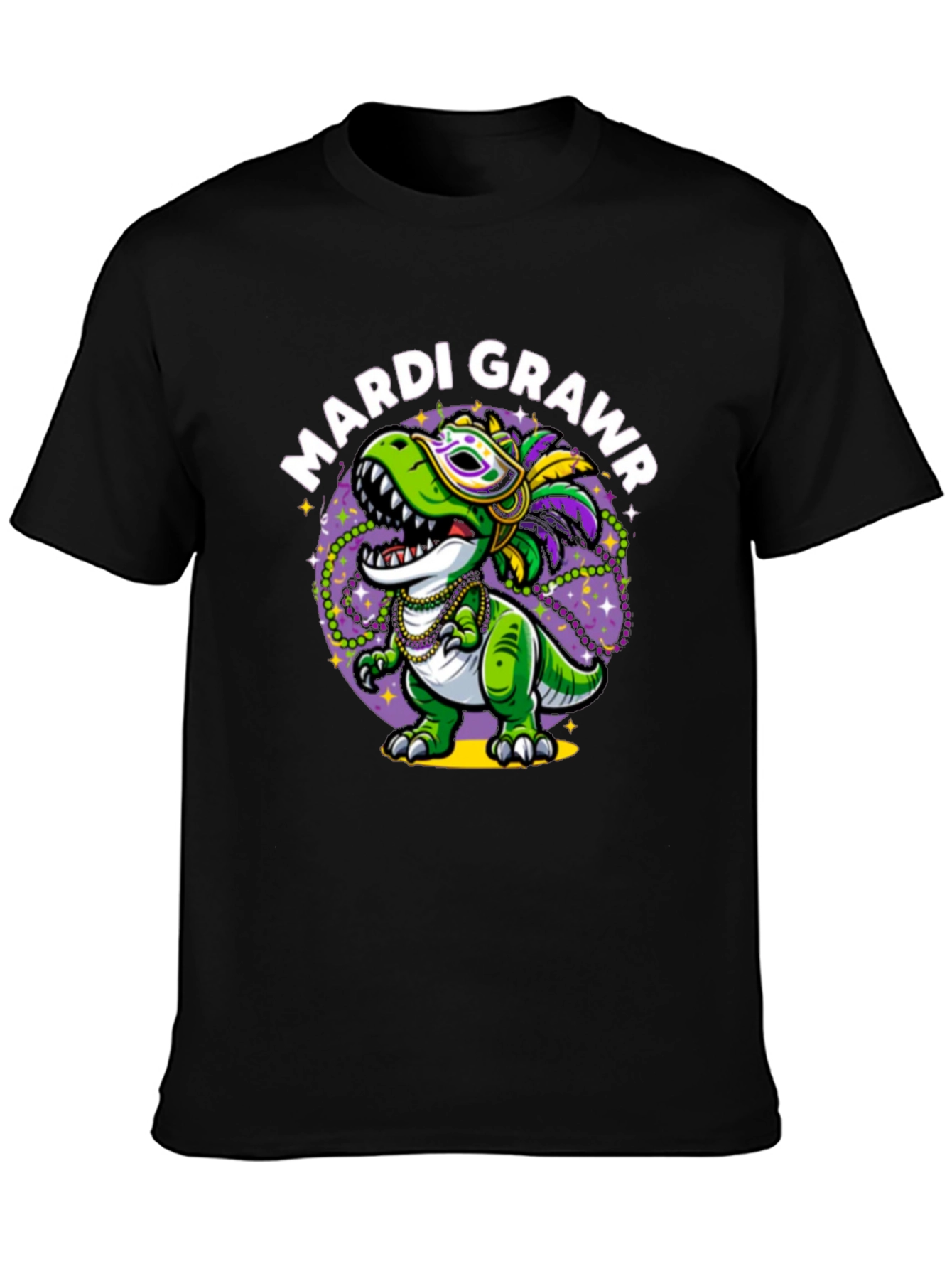 Mardi Graw Dinosaur T-Shirt