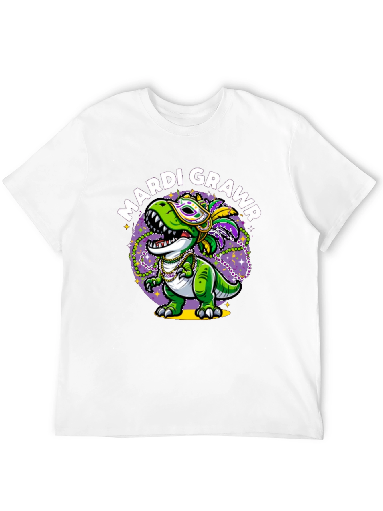 Mardi Graw Dinosaur T-Shirt