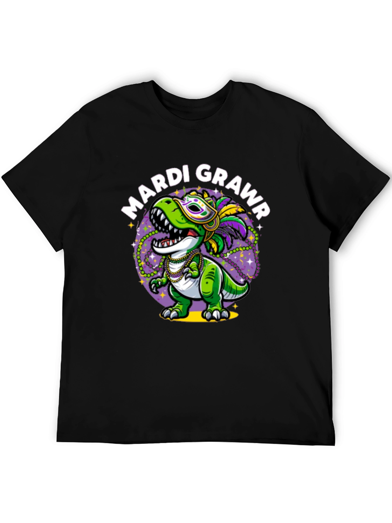 Mardi Graw Dinosaur T-Shirt