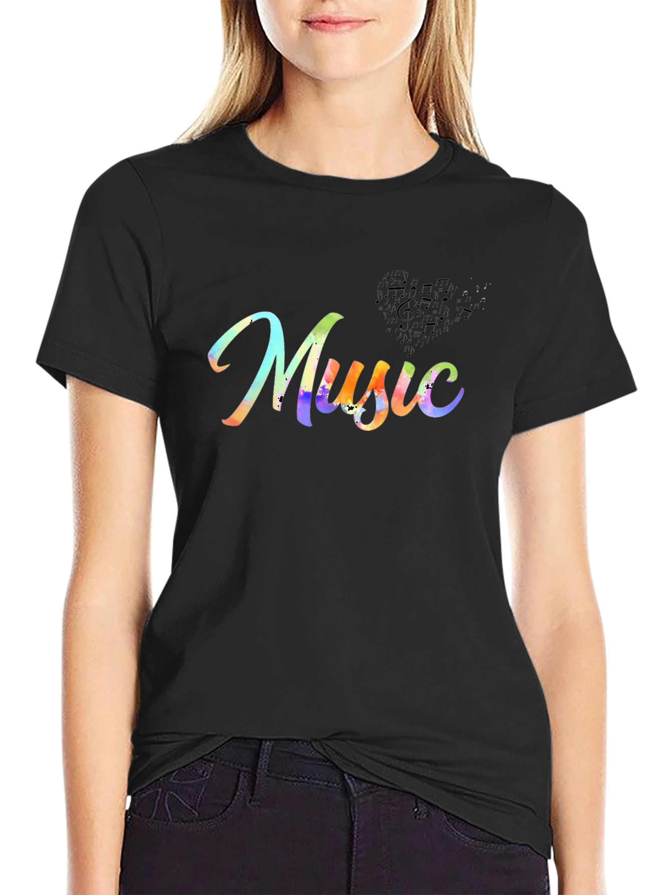 Music Watercolor T-Shirt