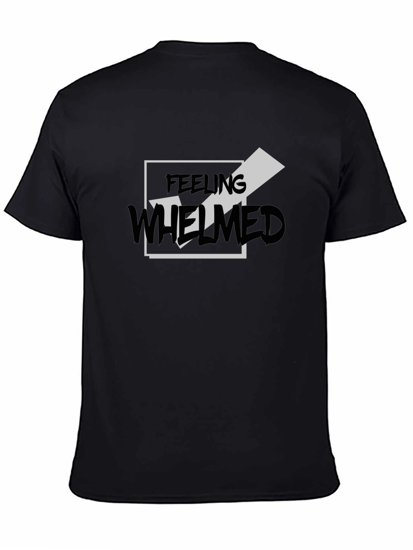 Feeling Whelmed Graphic Tee - Black