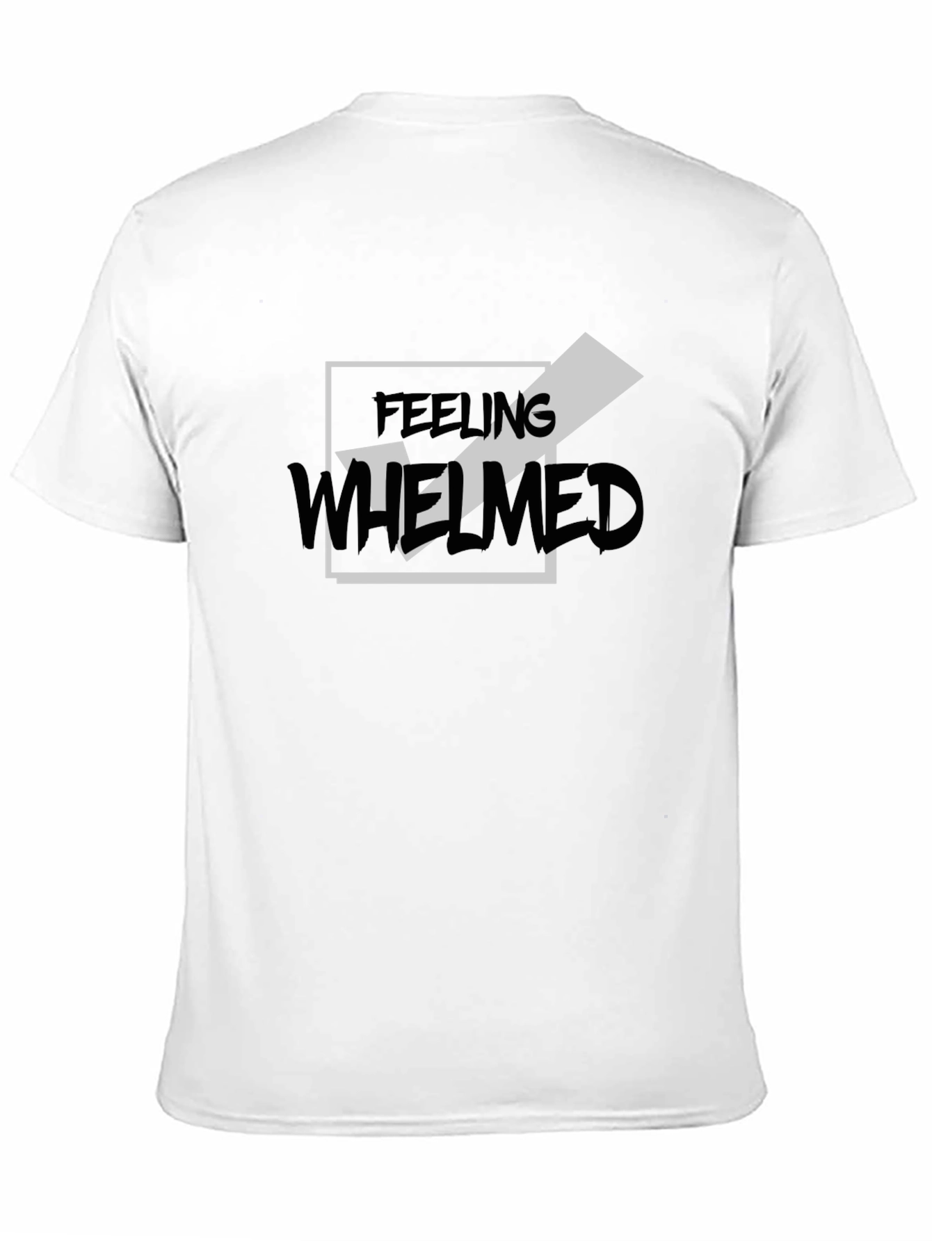 Feeling Whelmed Graphic Tee - Black