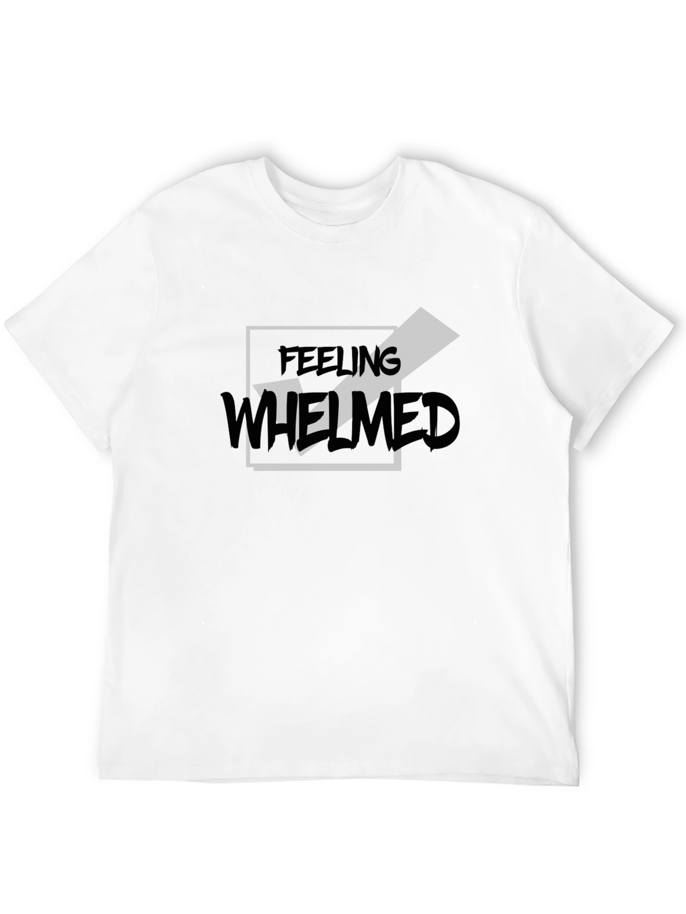 Feeling Whelmed Graphic Tee - Black