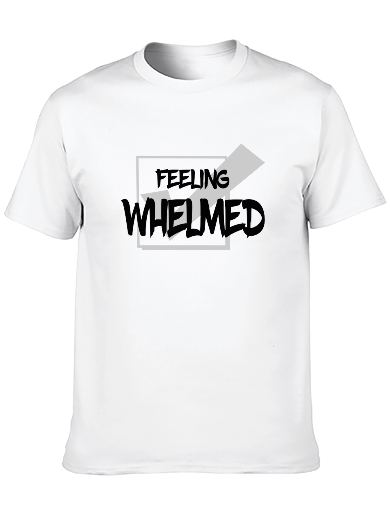 Feeling Whelmed Graphic Tee - Black