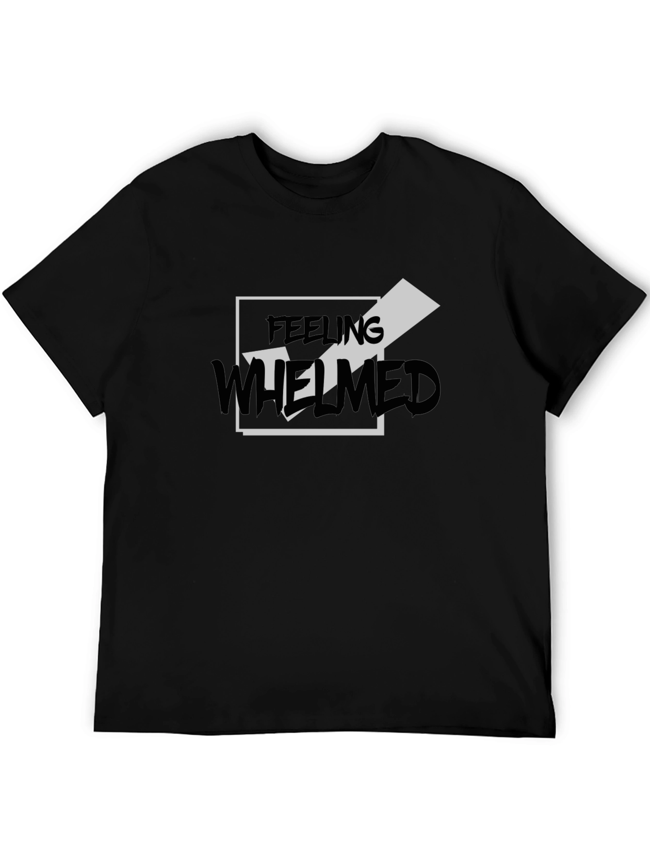 Feeling Whelmed Graphic Tee - Black