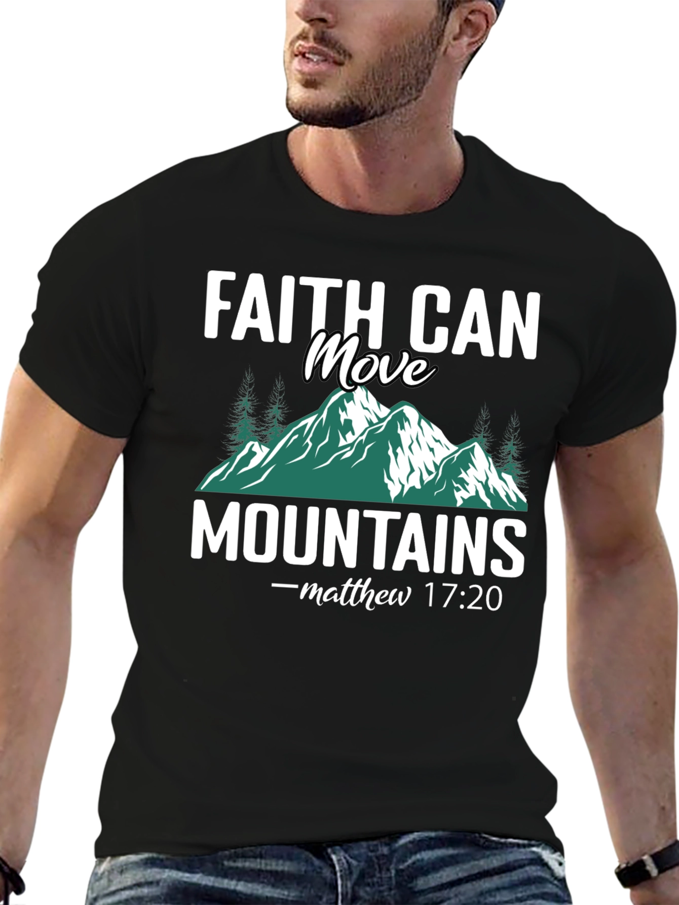 Faith Can Move Mountains Graphic Tee
