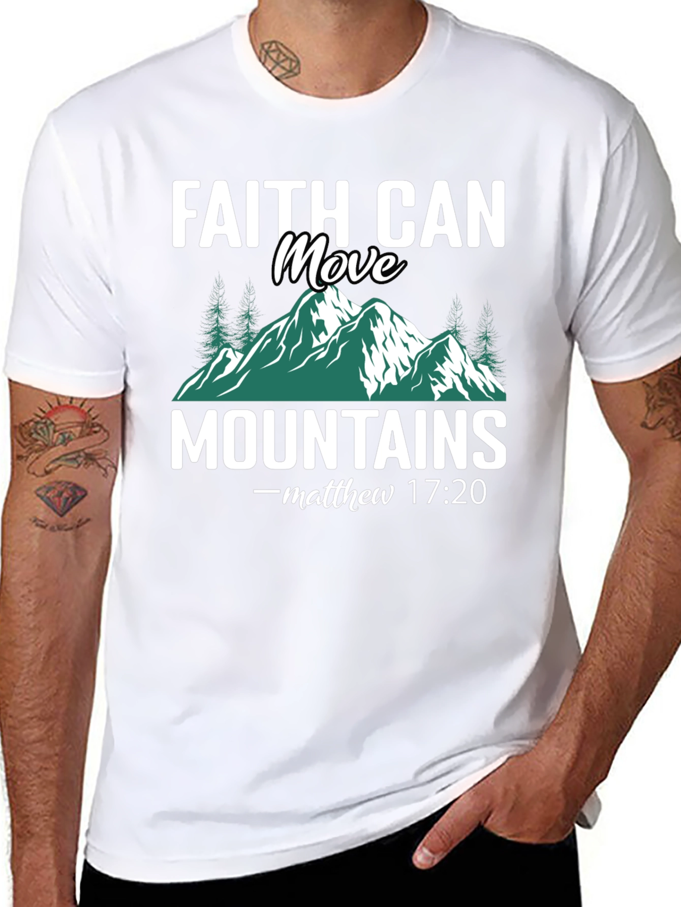 Faith Can Move Mountains Graphic Tee
