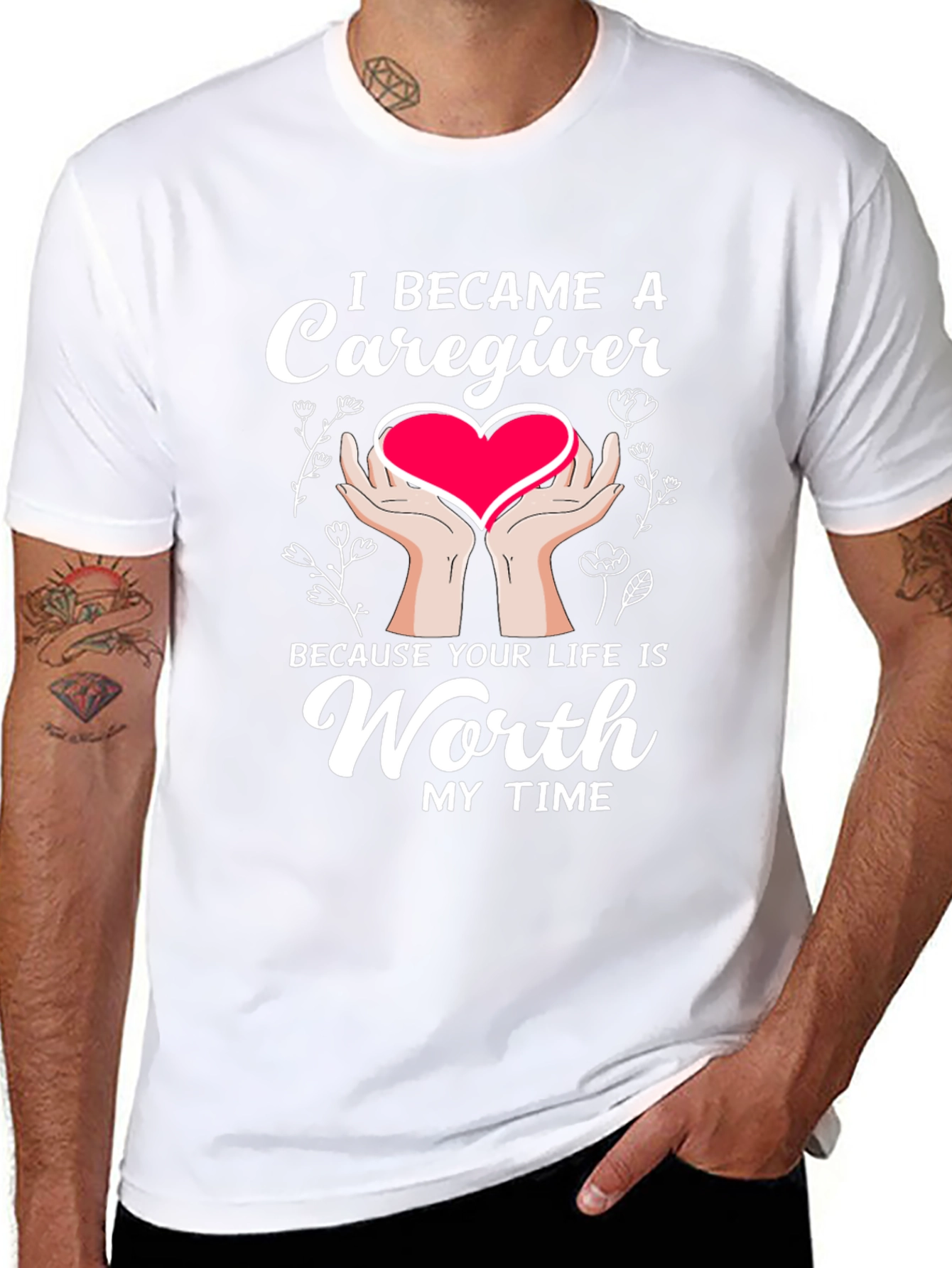 Caregiver T-Shirt: Worth My Time Graphic Tee